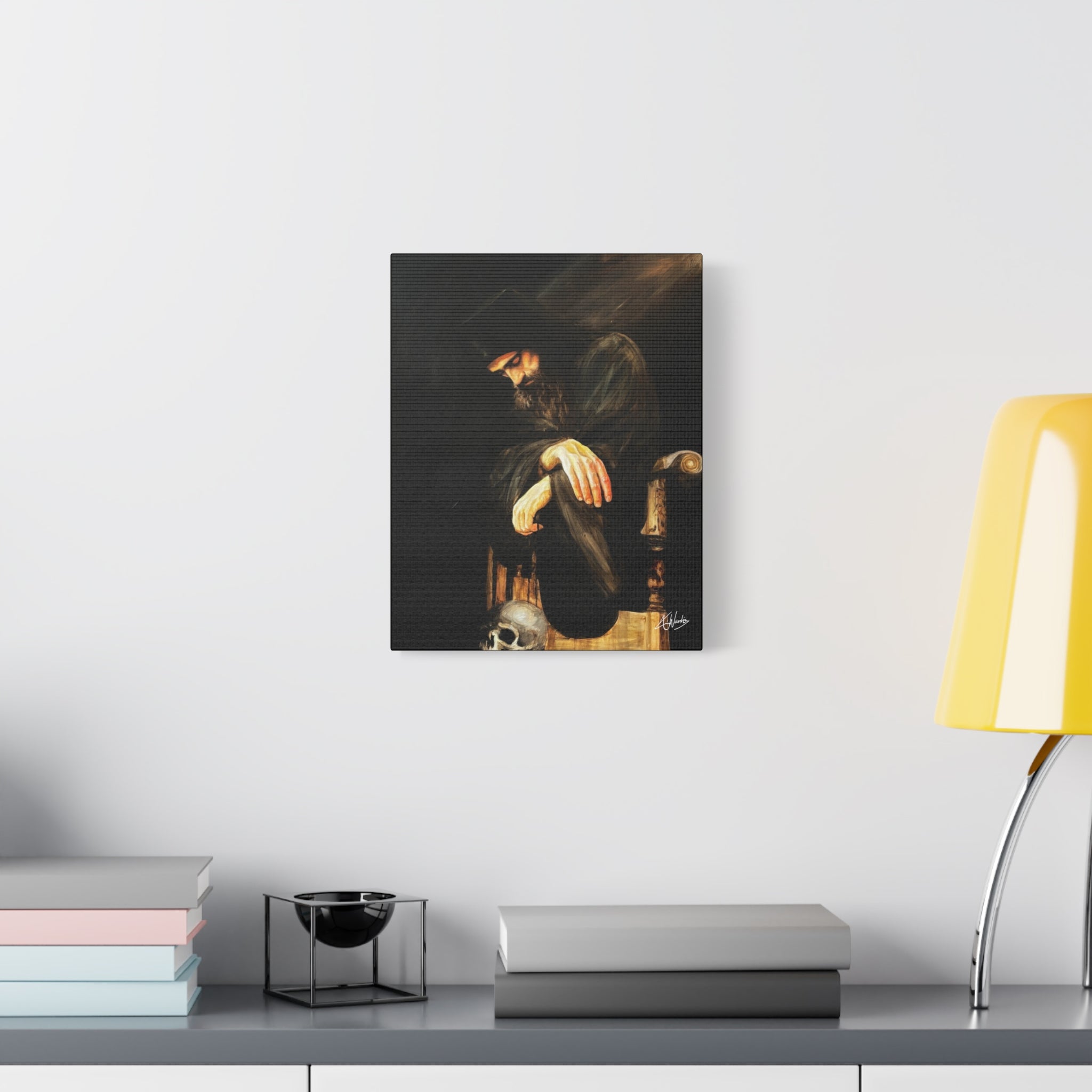 Man's Memento Medieval Fantasy Canvas