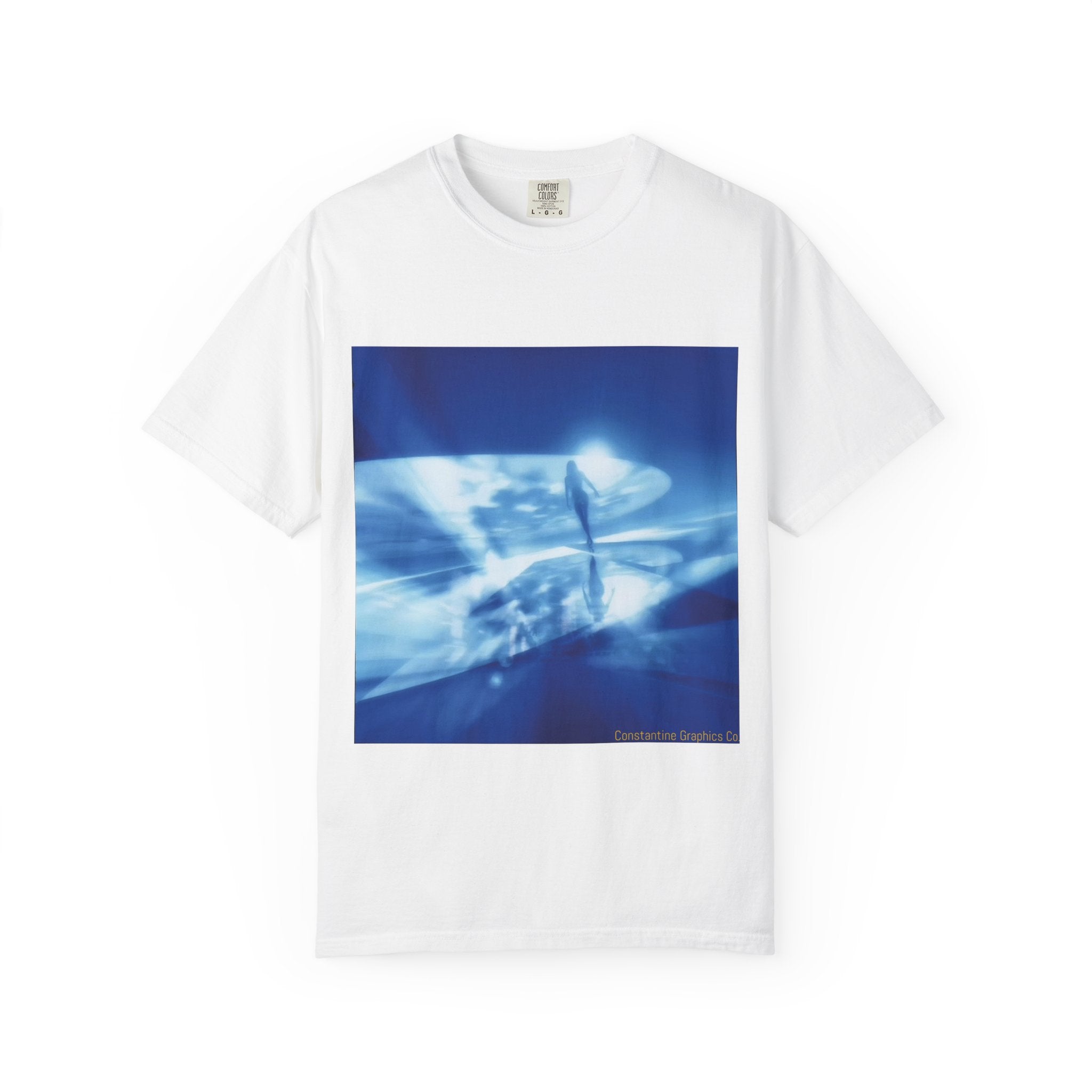 The Blue Portal Cyber Y2K Graphic T-Shirt