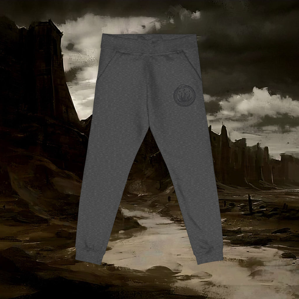 Unisex Fleece Sweatpants ( Esoteric Embroidery)