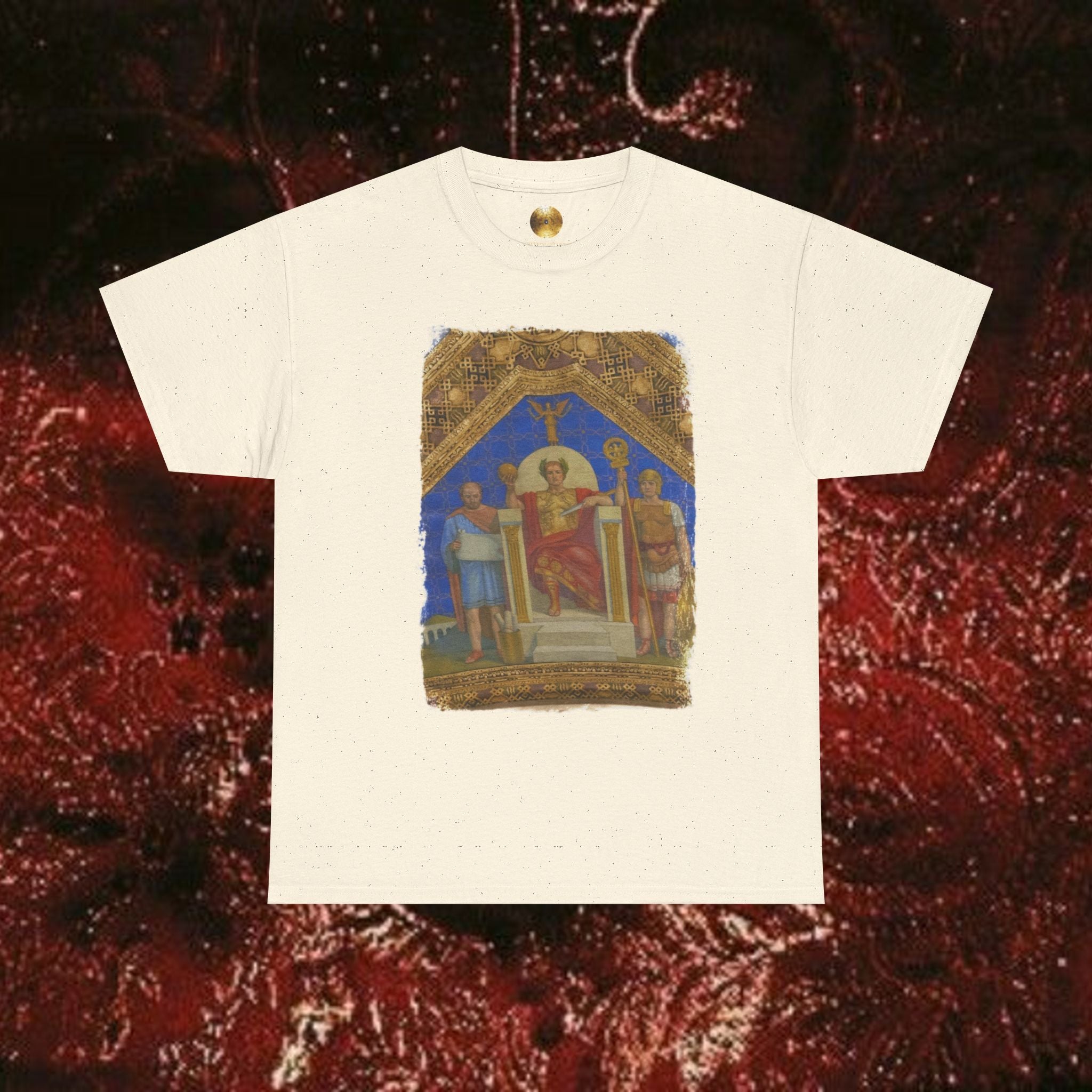 Imperial Throne Art Graphic T-Shirt- Eternal Ruler Design | Constantine Graphics