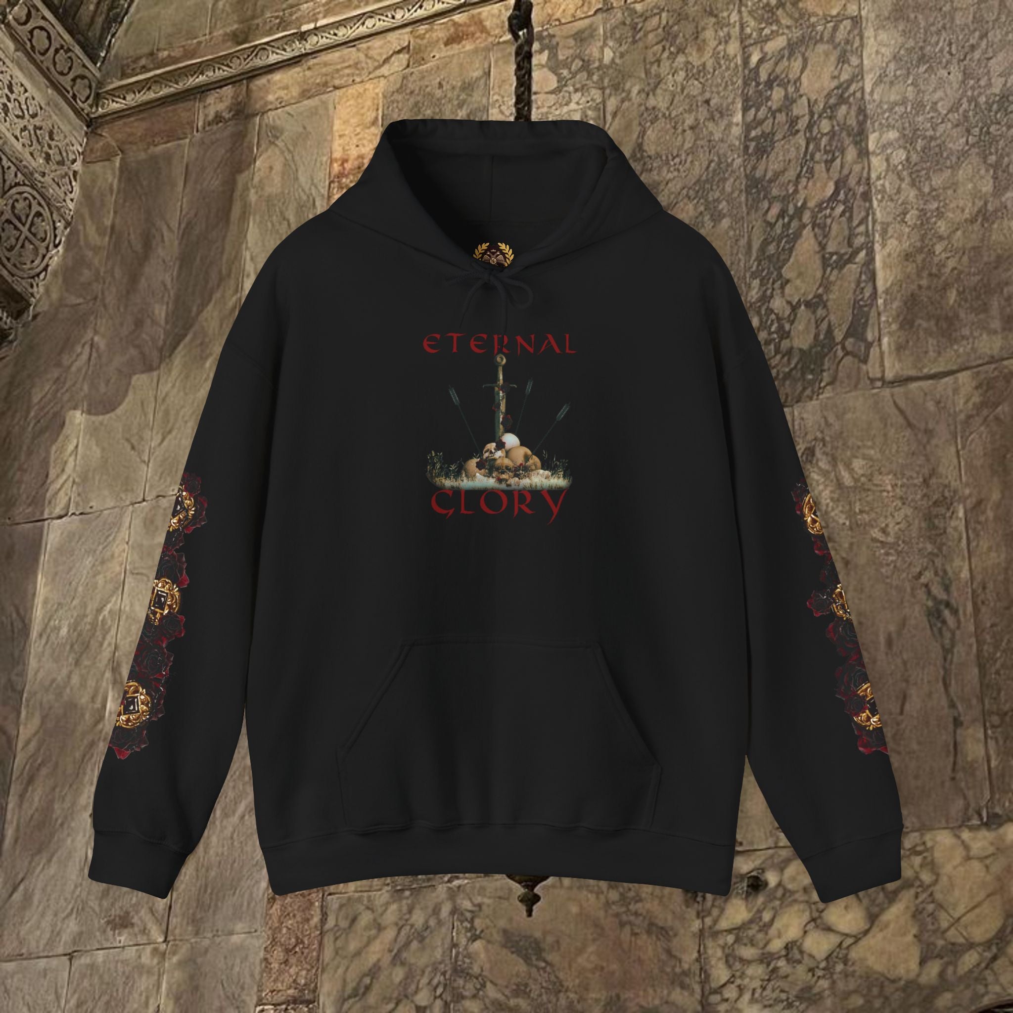 Eternal Glory of the Last Battle Byzantine Inspired Graphic Hoodie