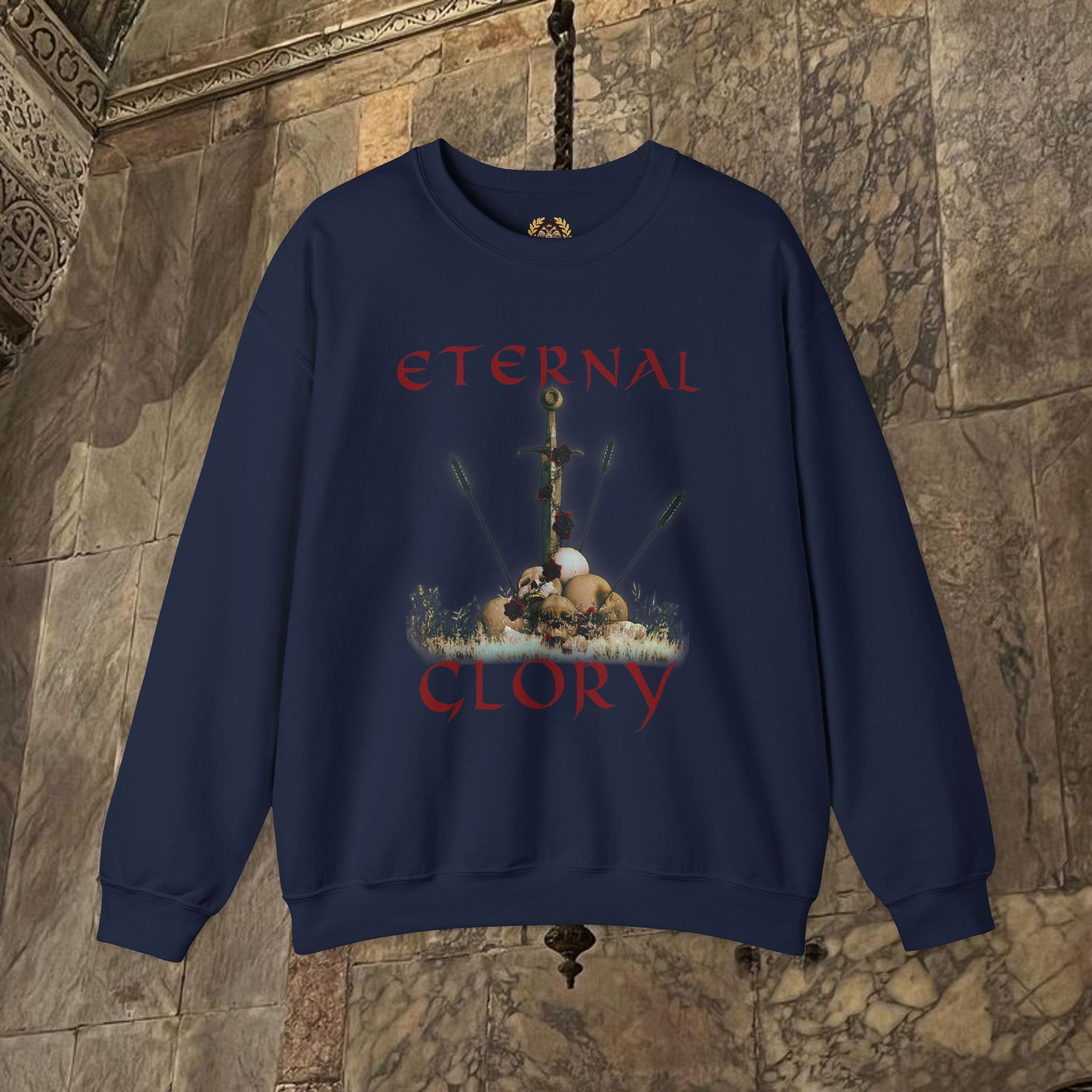 Eternal Glory of the Last Battle Crewneck Graphic Sweatshirt