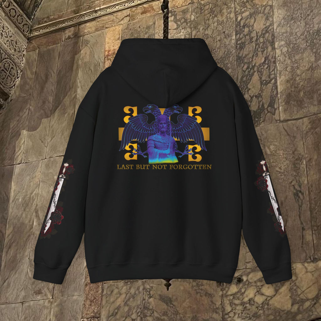 The Last Great Emperor Byzantine Inspired Graphic Hoodie Back Version