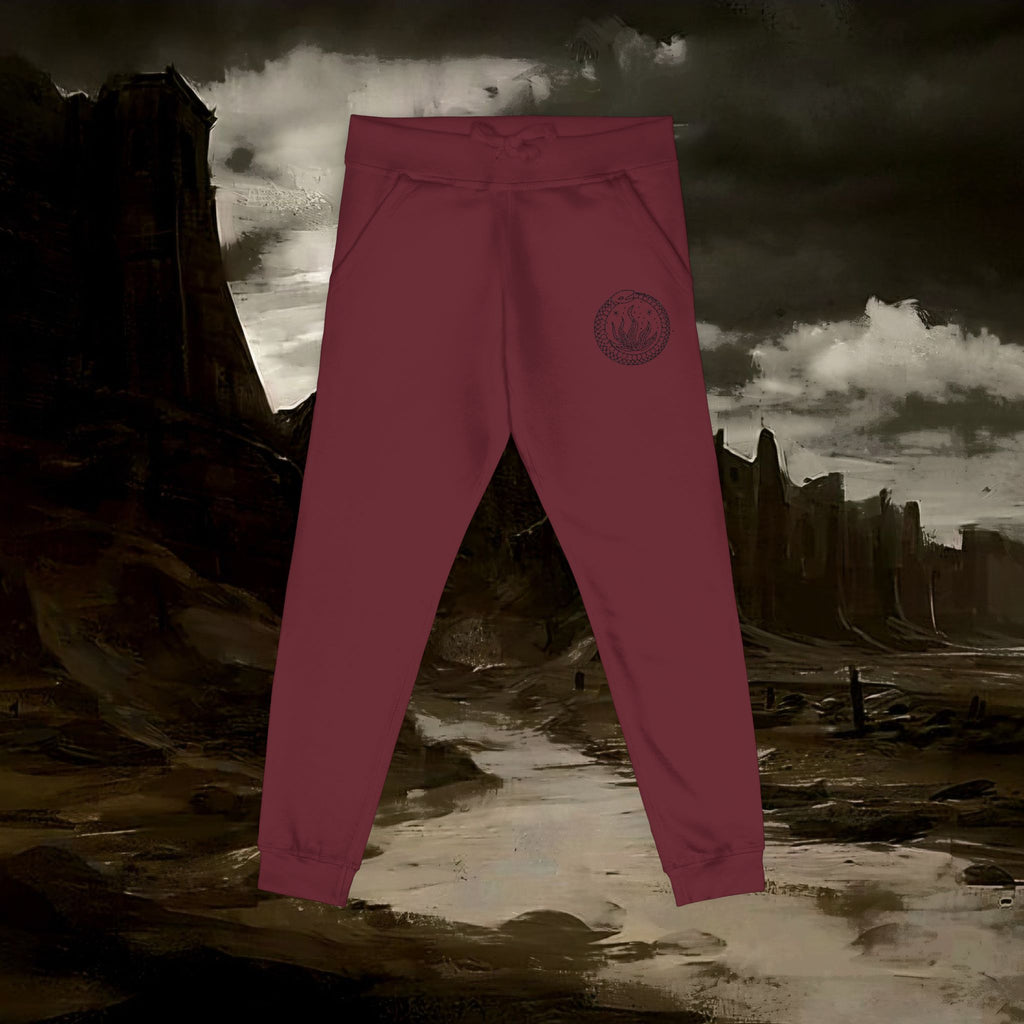 Unisex Fleece Sweatpants ( Esoteric Embroidery)