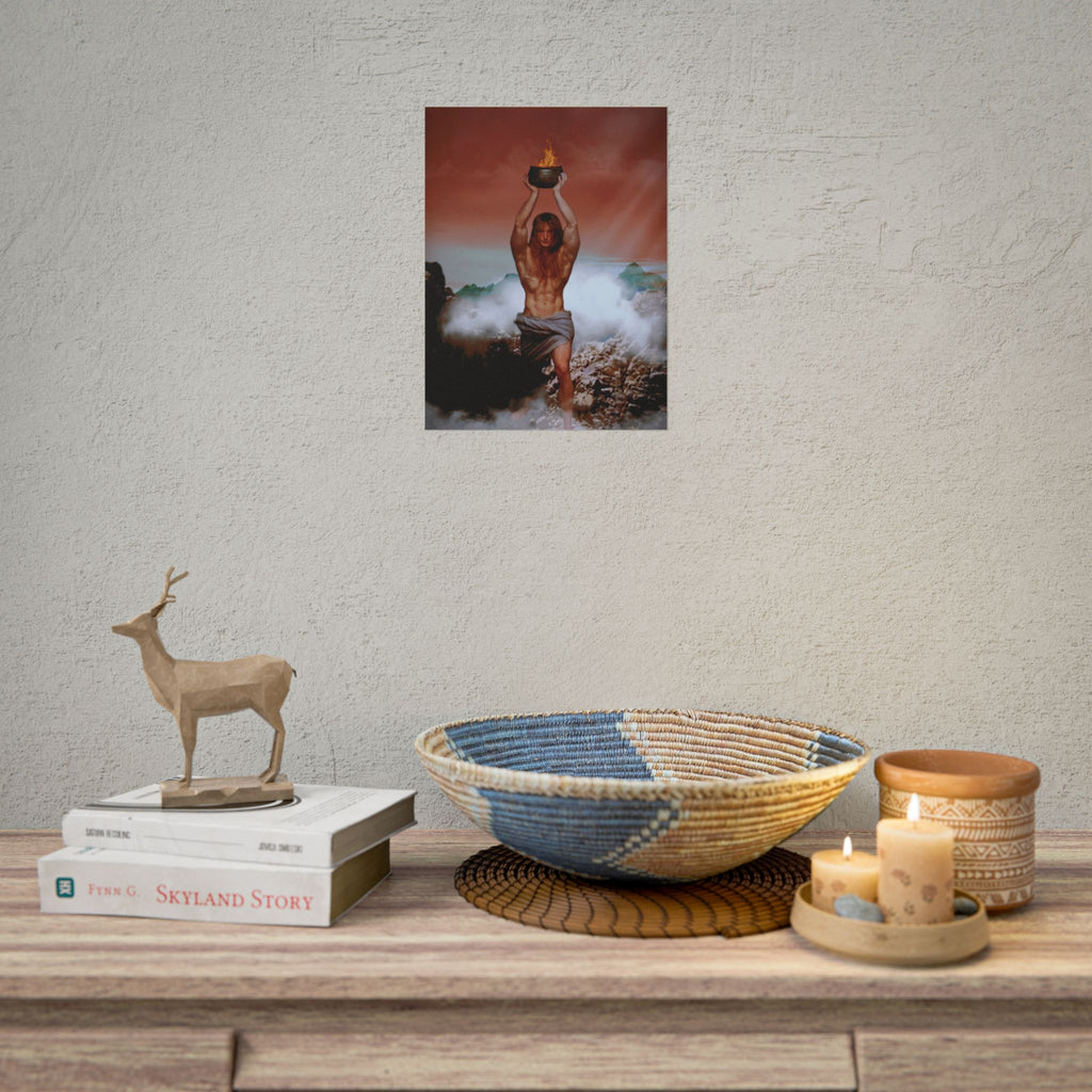 The Flame of Prometheus Classical Mythology Inspired Prints