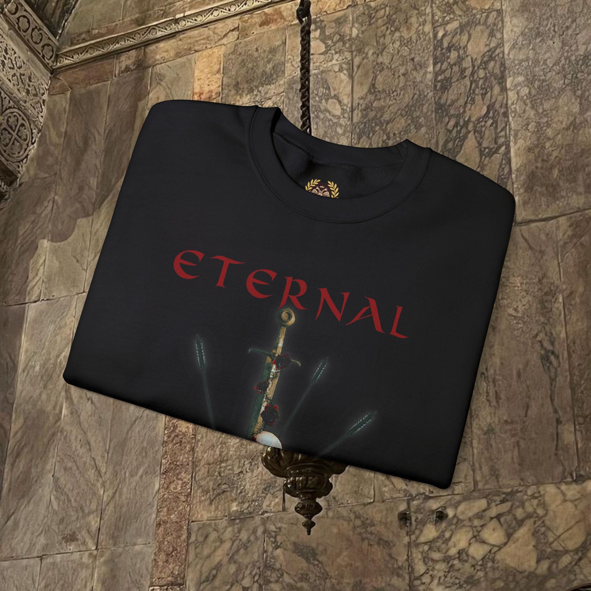 Eternal Glory of the Last Battle Crewneck Graphic Sweatshirt