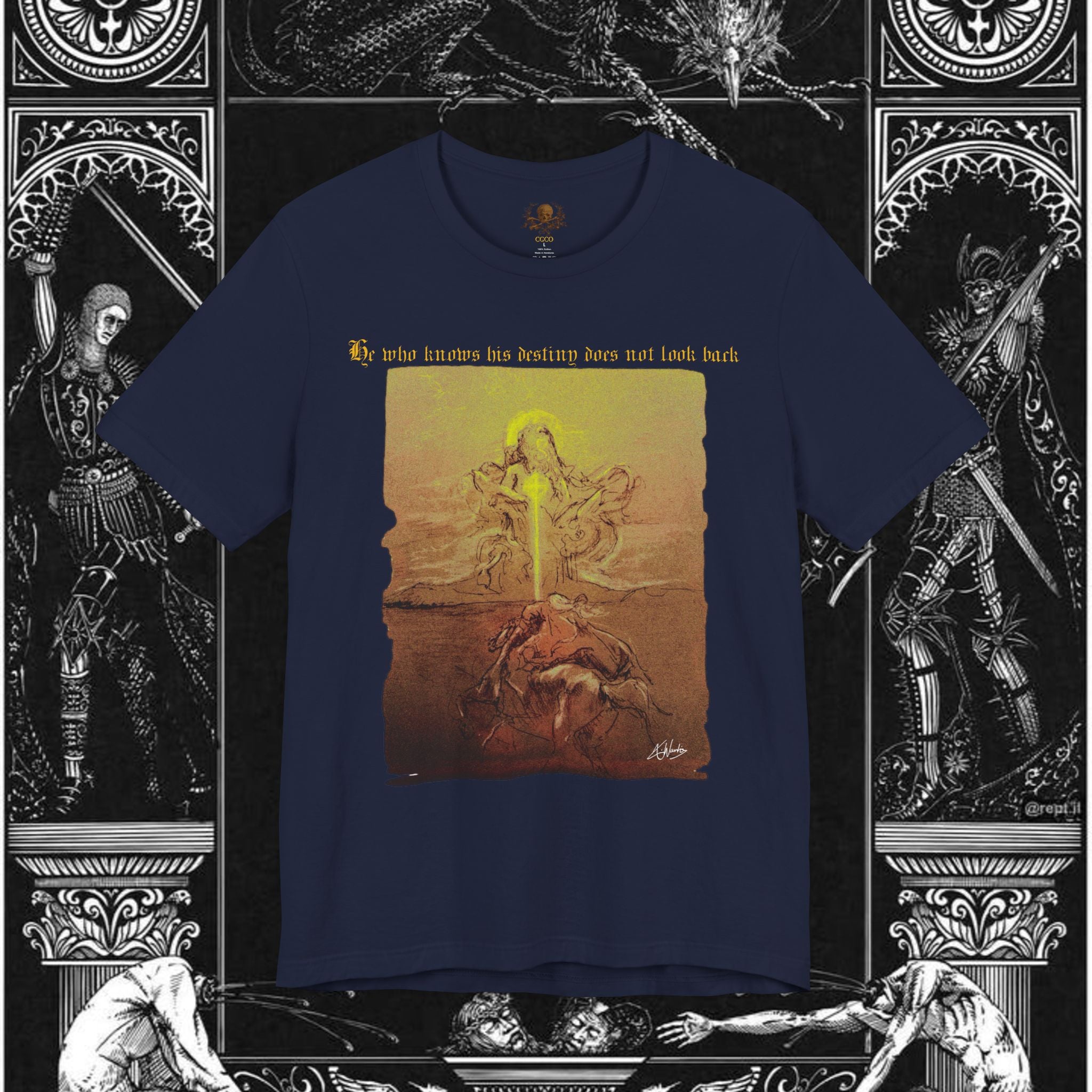 The Destiny of Man Medieval Fantasy Graphic Shirt