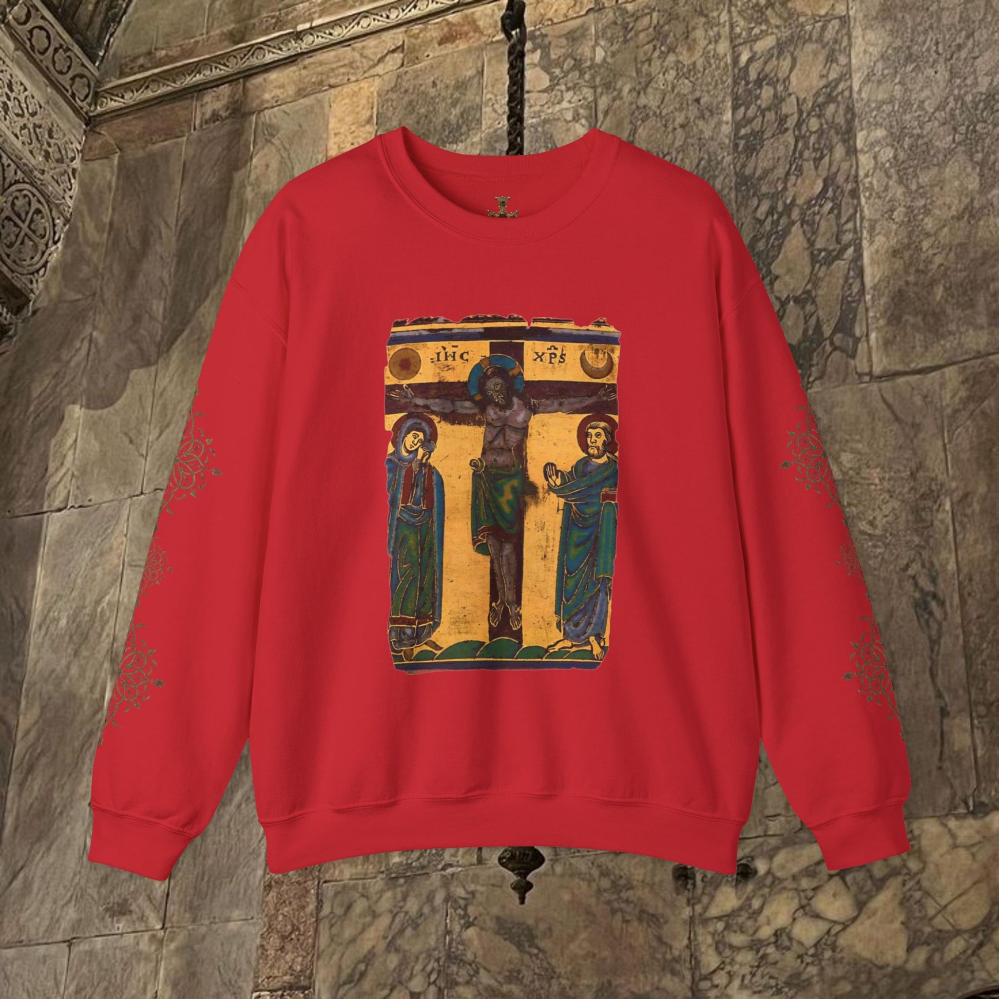 Byzantine art Sweatshirt iconographic desgin