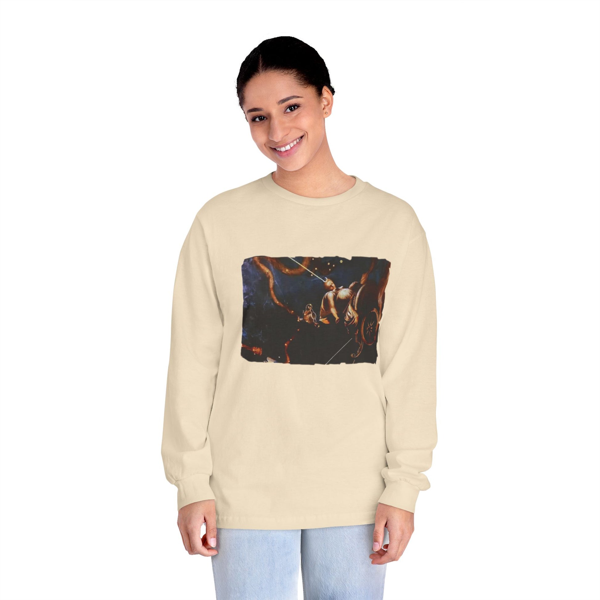 Goddess of the Cosmos Graphic Long Sleeve T-Shirt