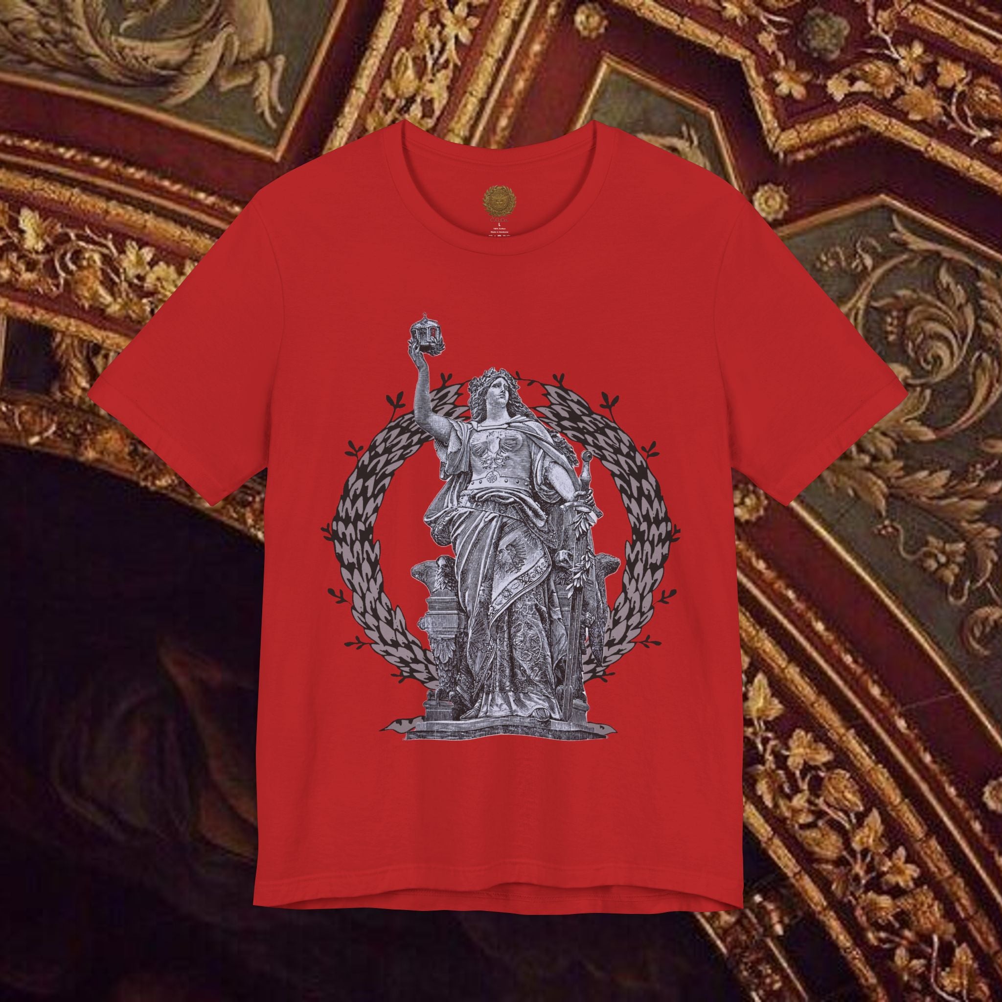 Goddess Victory Neo-Classical Inspired Graphic T-Shirt