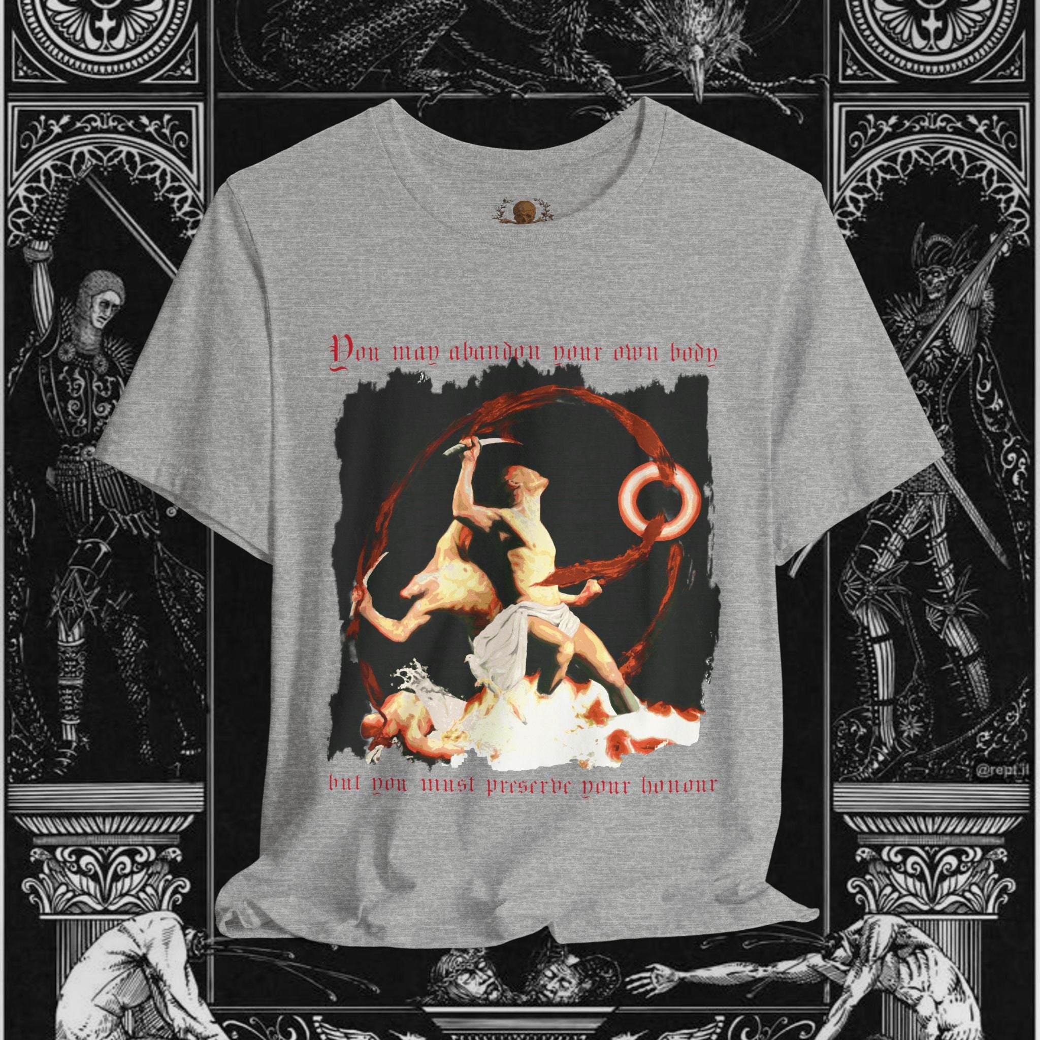 The Samurai's Vengeance Medieval Fantasy Graphic Shirt
