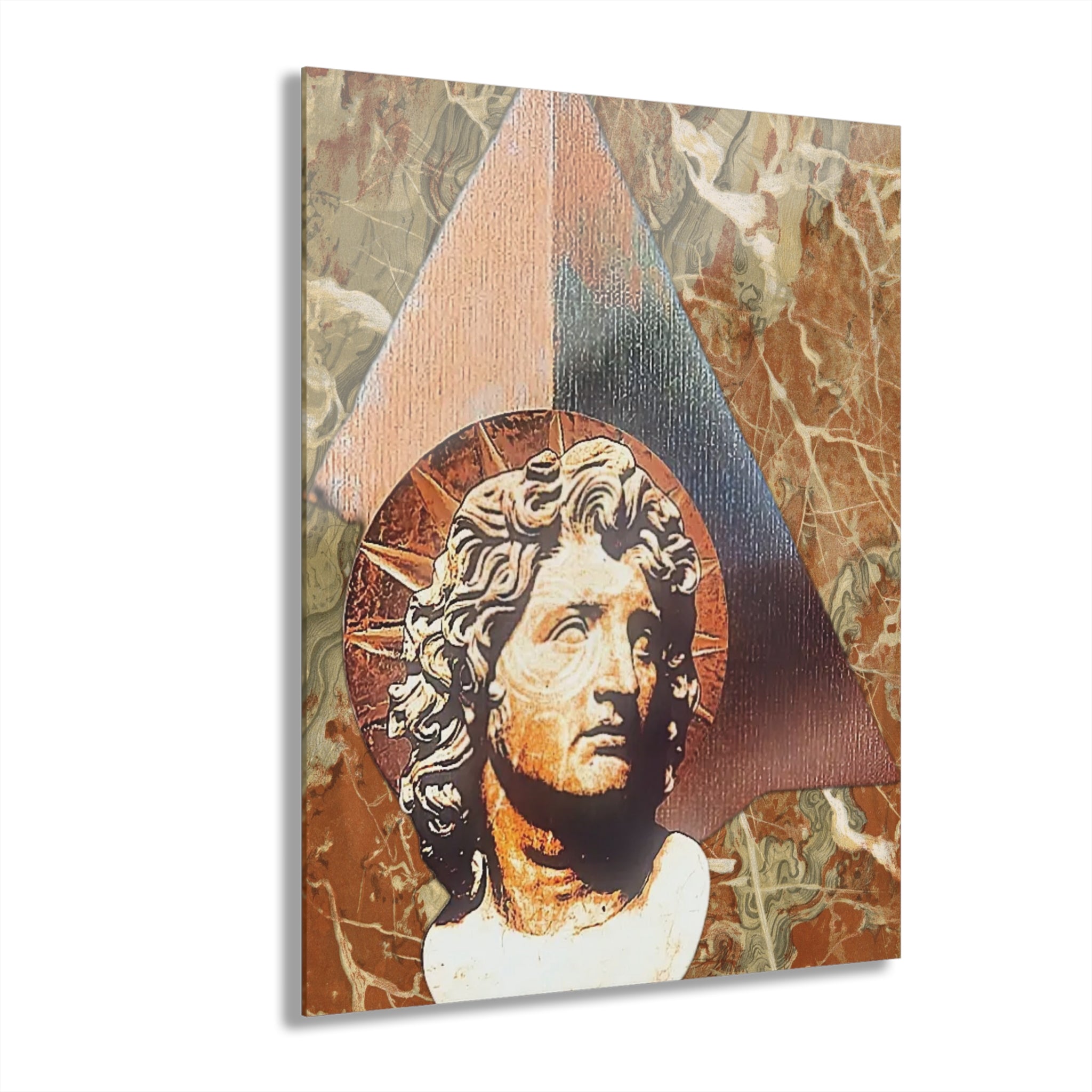 Alexander The Great In Egypt Pyramid Acrylic Print