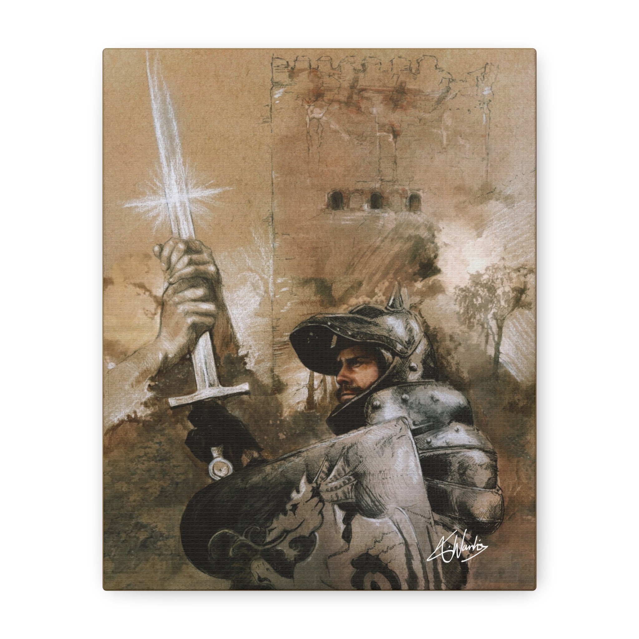 The King's Destiny Medieval Fantasy Canvas