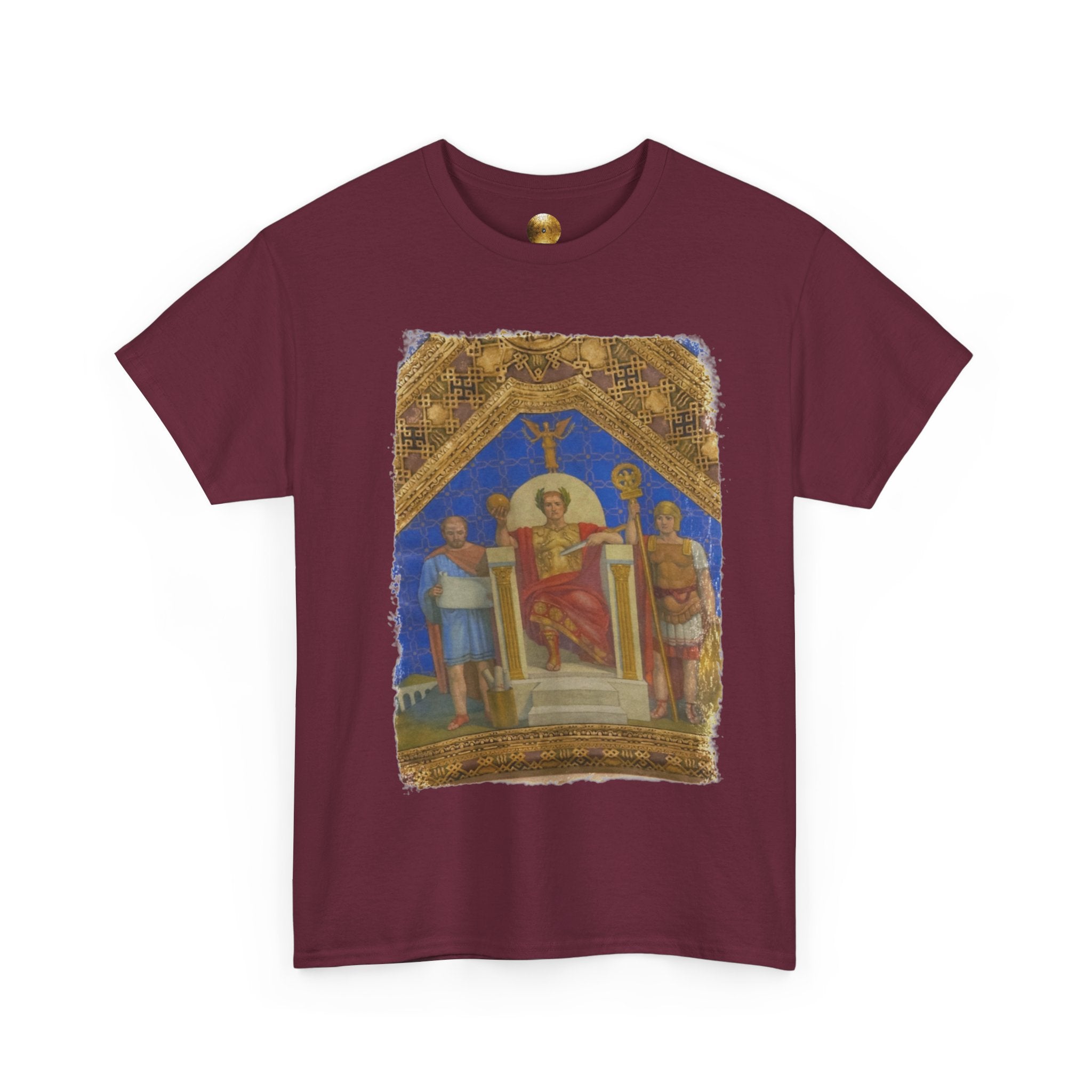 Imperial Throne Art Graphic T-Shirt- Eternal Ruler Design | Constantine Graphics