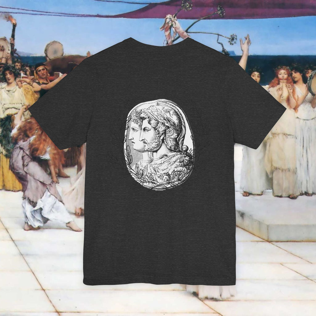 Roman Warrior Plumed Helmet Cameo T-Shirt