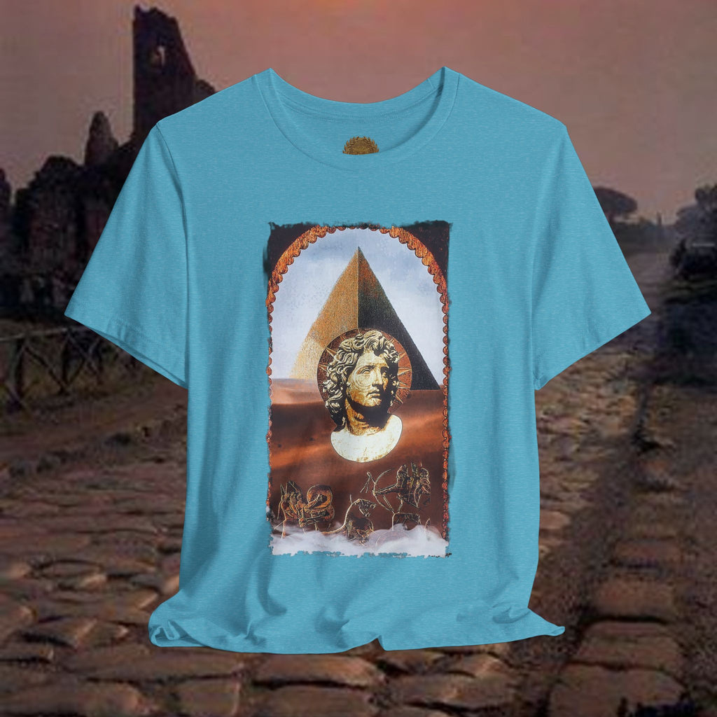 Alexander the Great In Egypt Pyramid Graphic T Shirt
