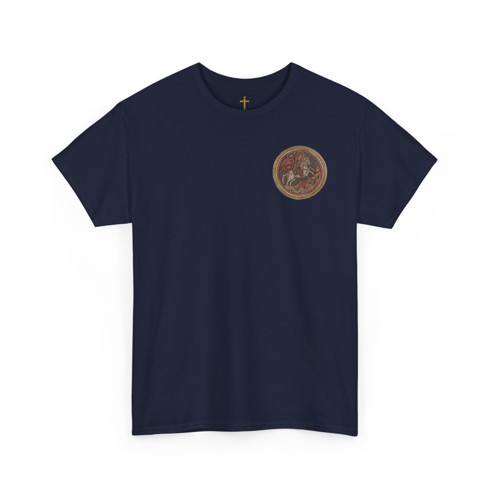 George the Dragon Slayer Graphic T-Shirt, Heavy Cotton Tee.