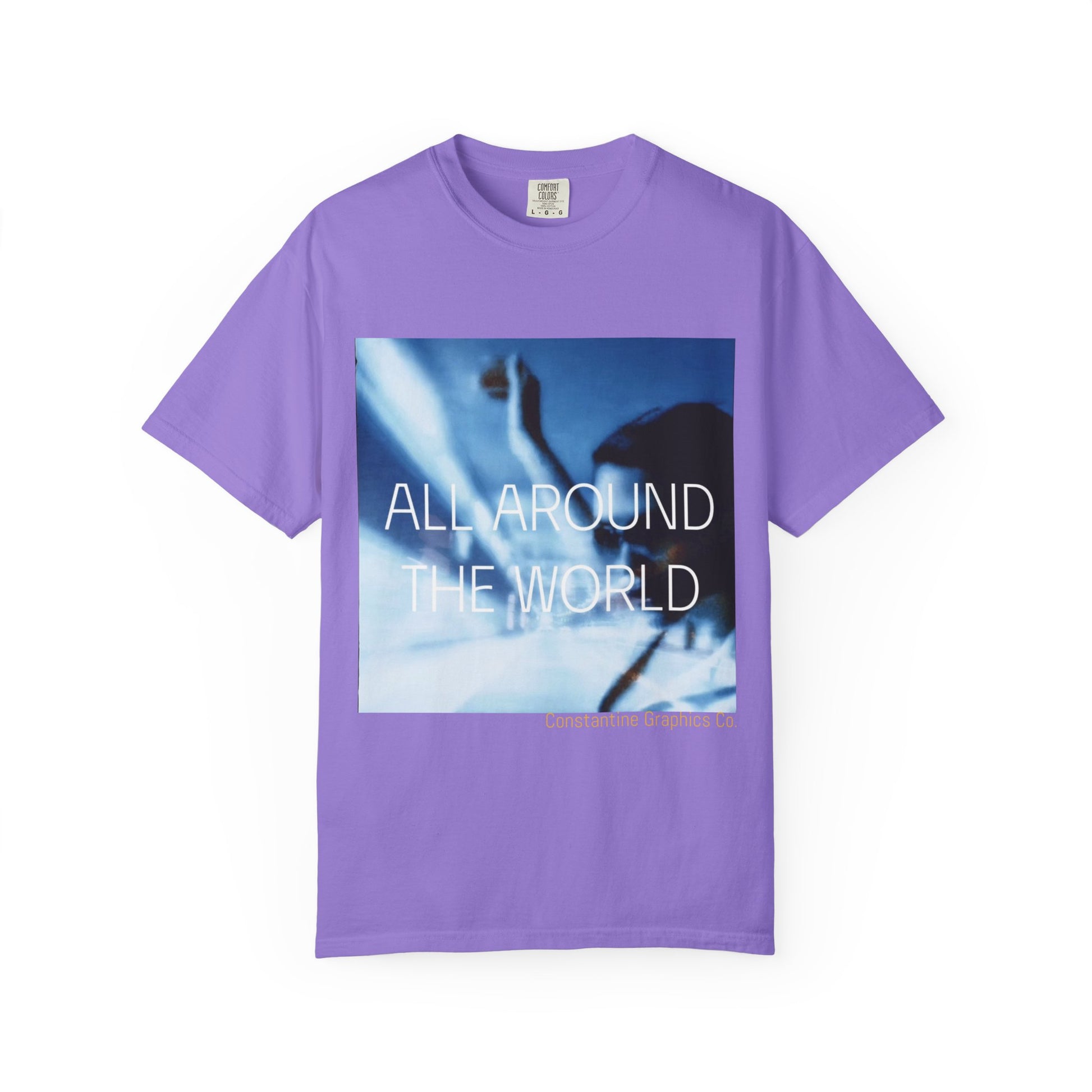 All Around The World Cyber Y2k Graphic Tshirt