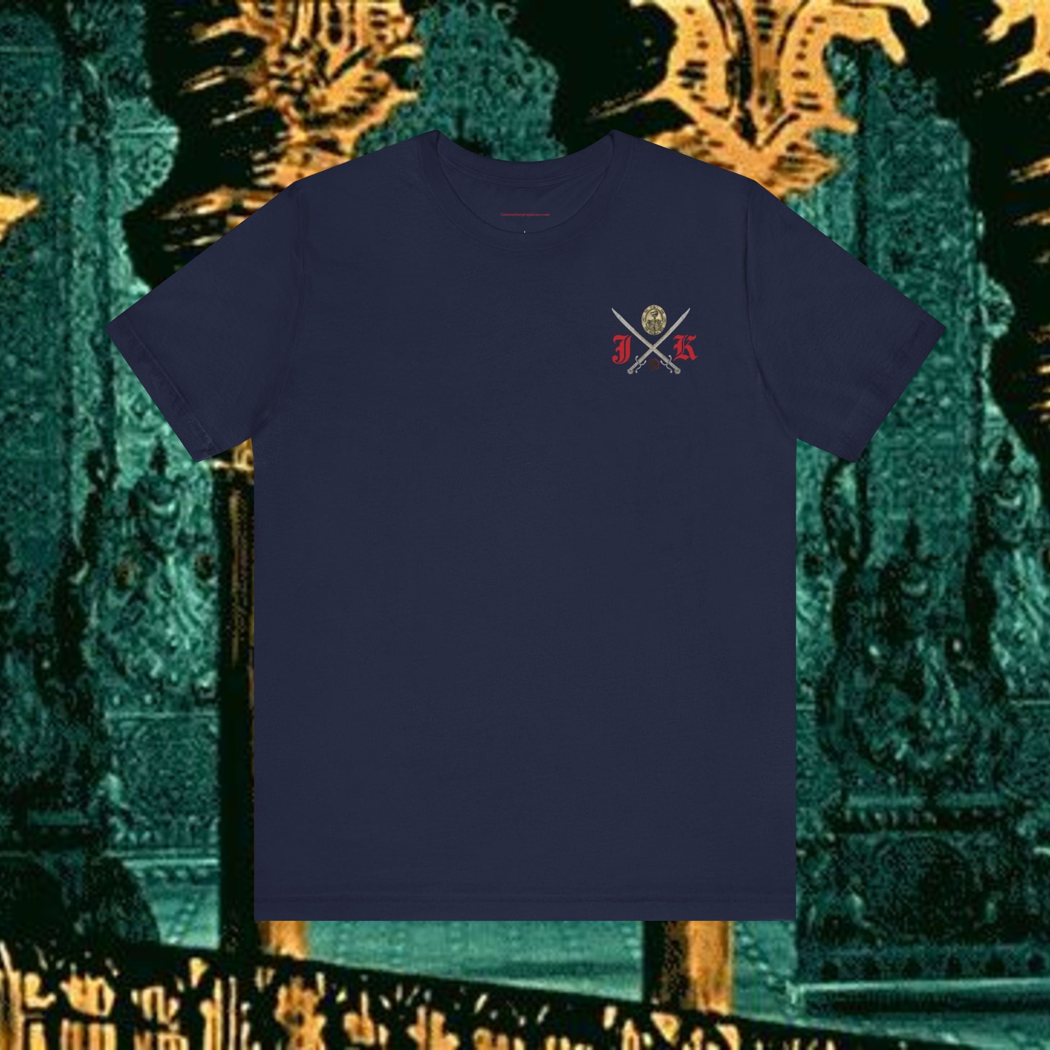 Sons of the Steppe Mythical Medieval Inspired Graphic T Shirt Back Version