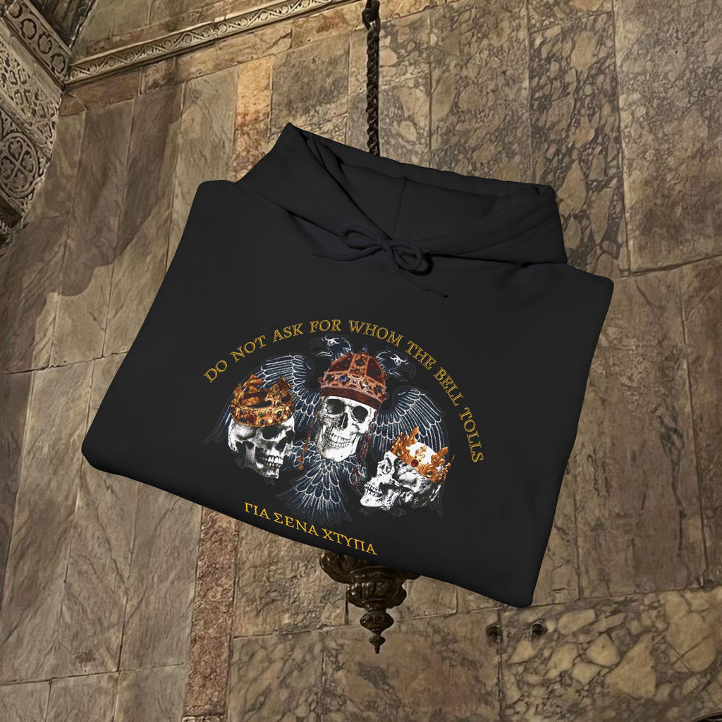 The Kings Fate Byzantine Inspired Graphic Hoodie Front Version