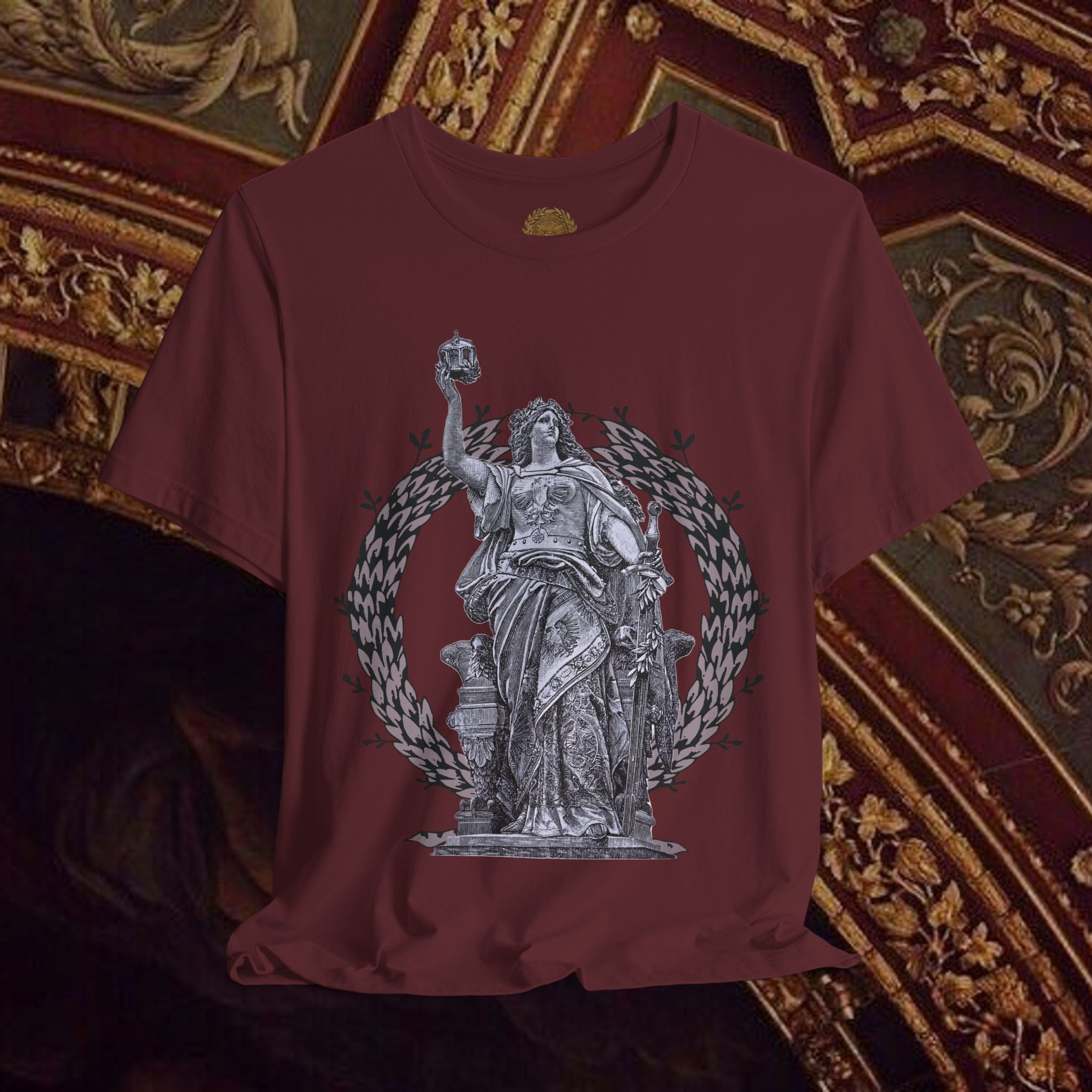 Goddess Victory Neo-Classical Inspired Graphic T-Shirt