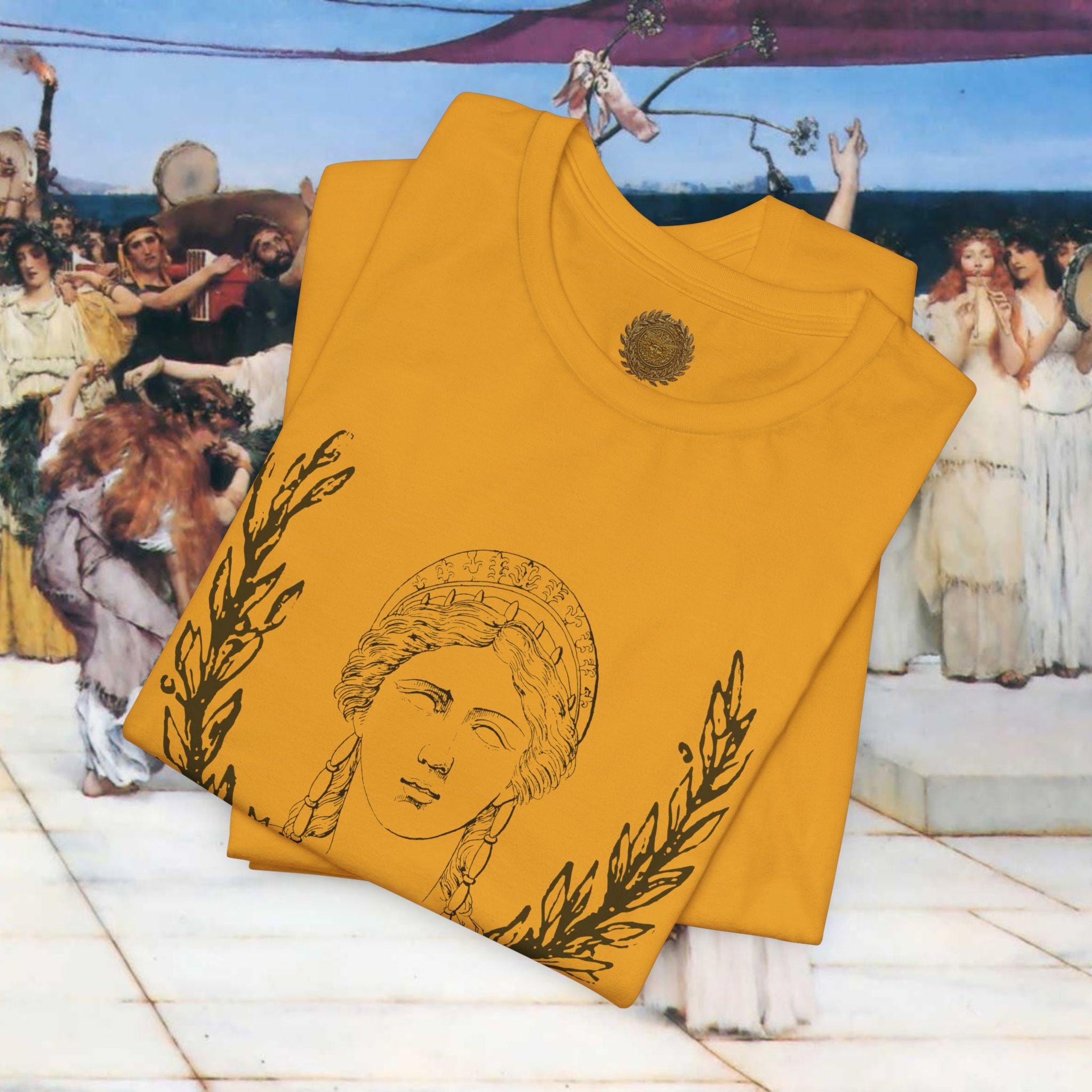 Hera's Wondering – Greek Goddess Ornate Diadem T-Shirt