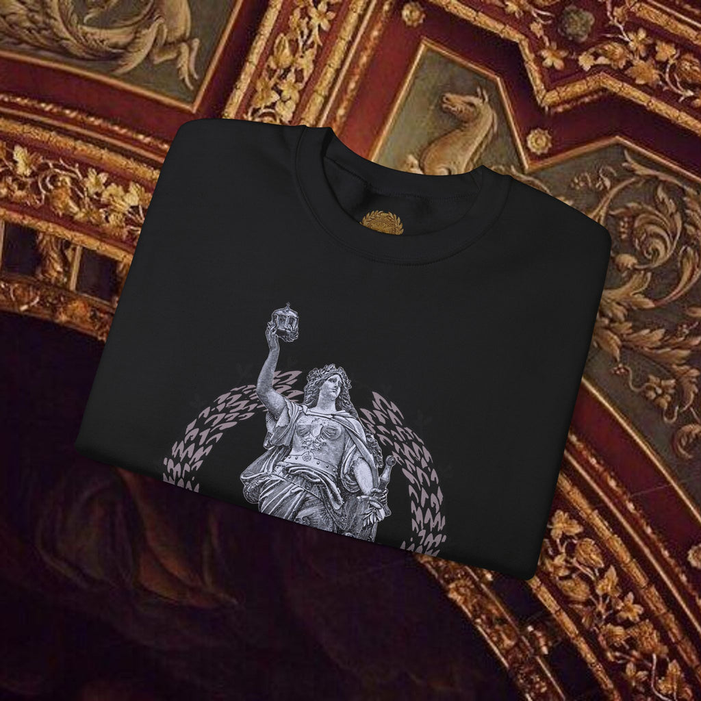 Goddess Victory Neo-Classical Crewneck Sweatshirt piece