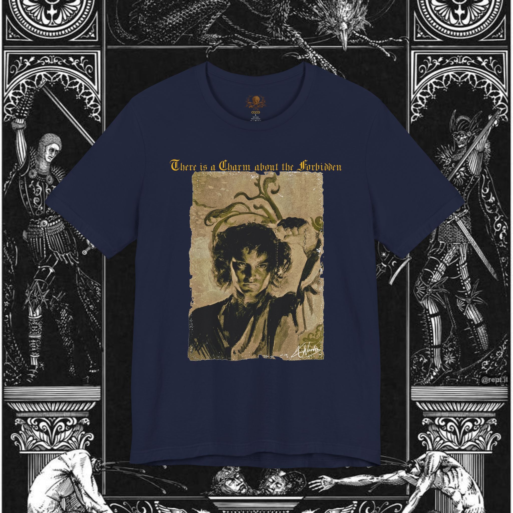 The Last Temptation Medieval Fantasy Graphic Shirt
