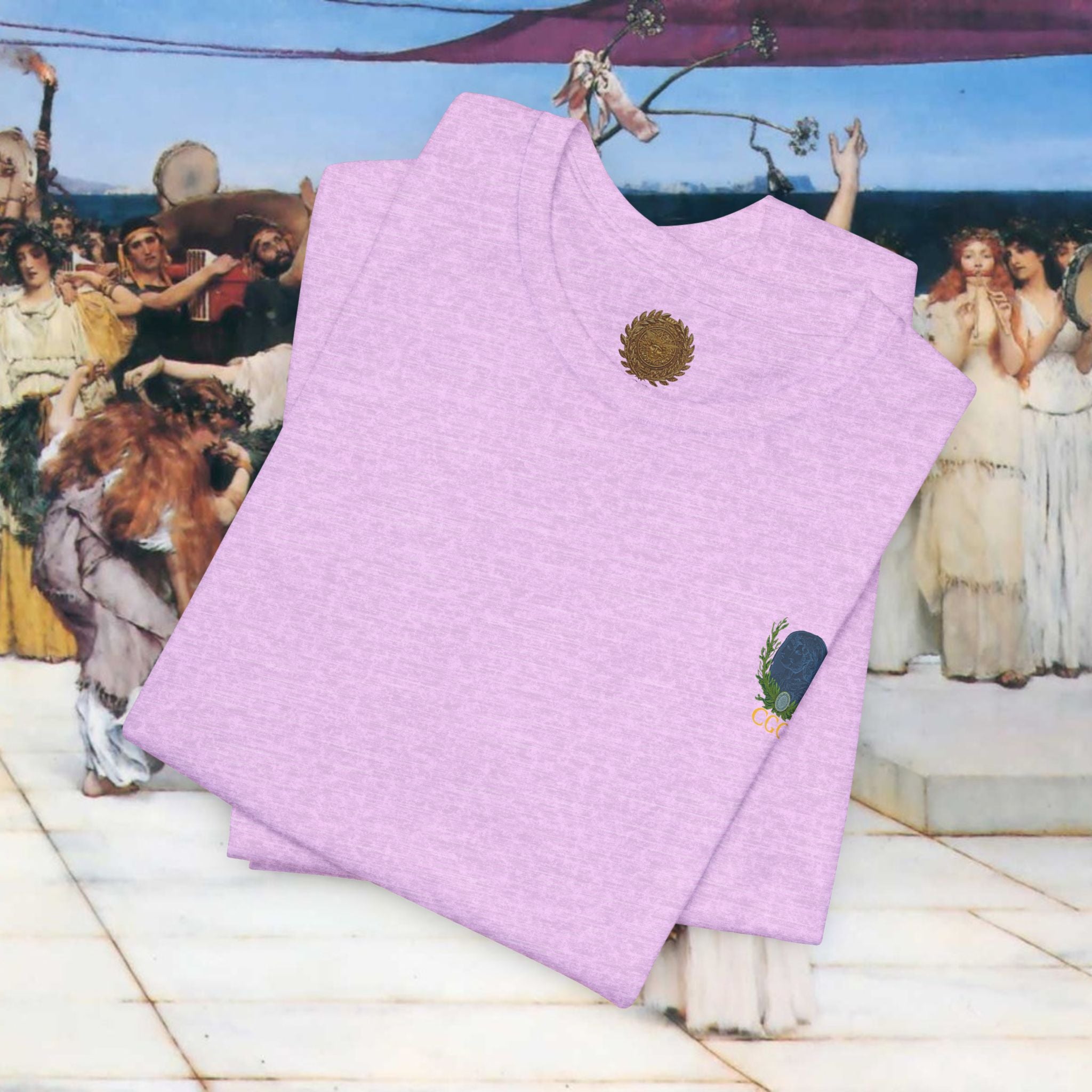 Roman Warrior Plumed Helmet Cameo T-Shirt
