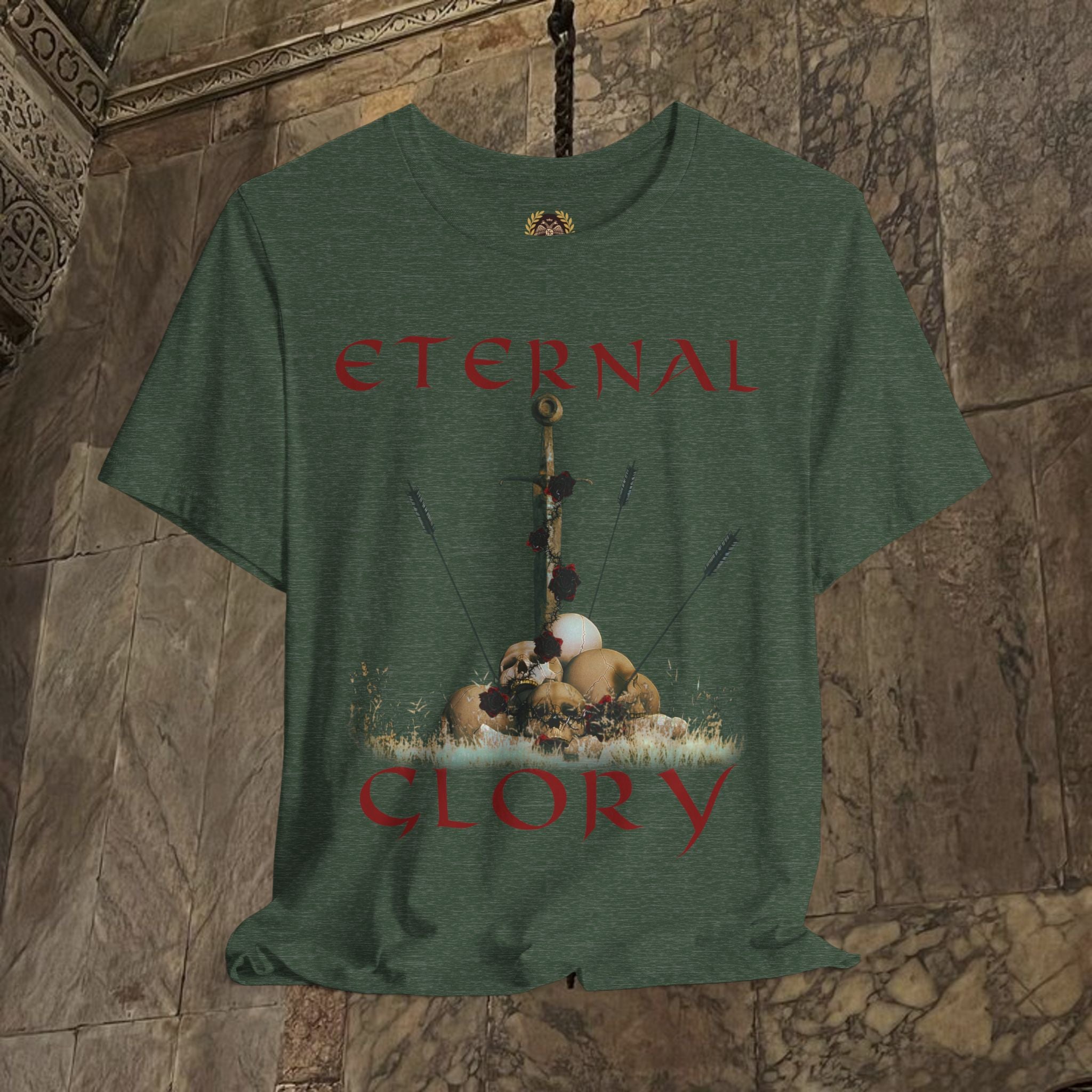 Eternal Glory of the Last Battle Cotton Graphic T-Shirt