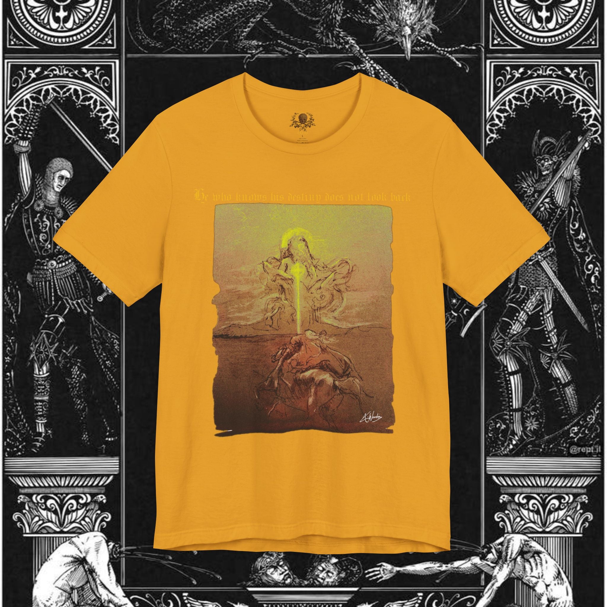 The Destiny of Man Medieval Fantasy Graphic Shirt