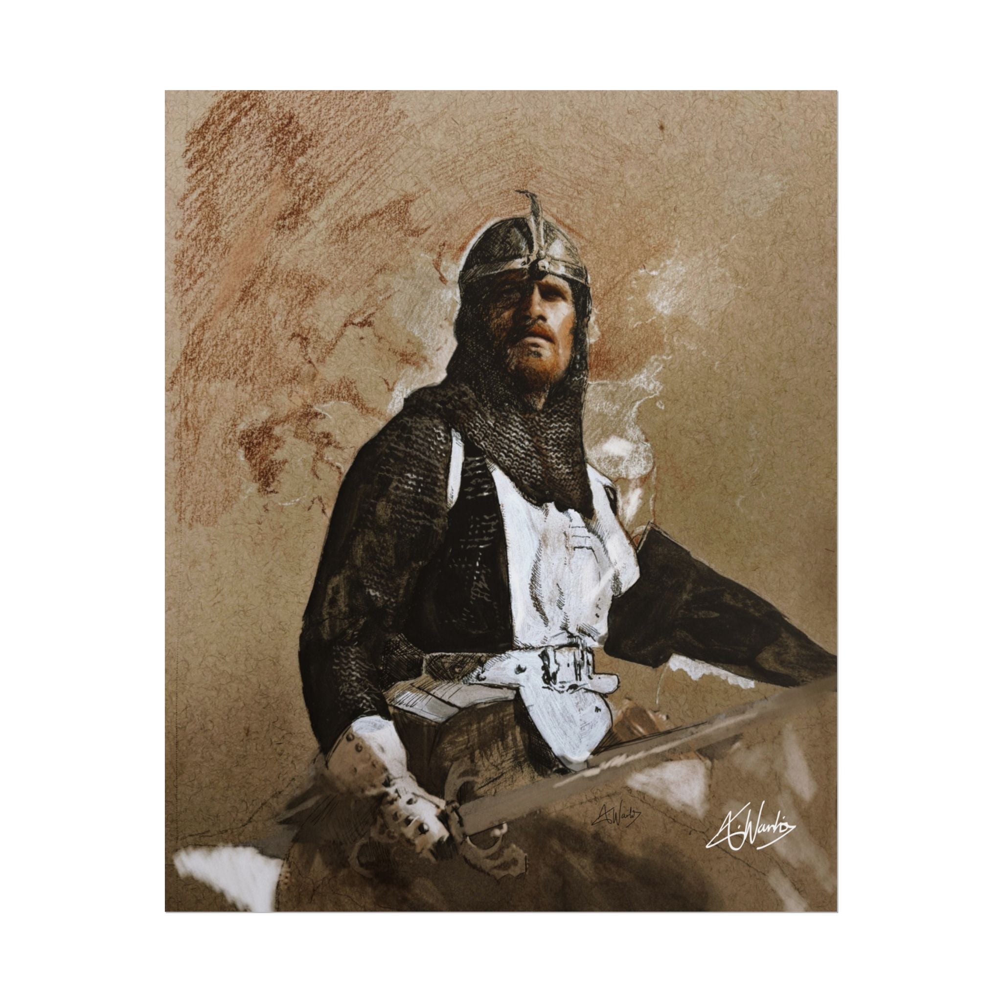 The Knight's Rest Medieval Fantasy Print