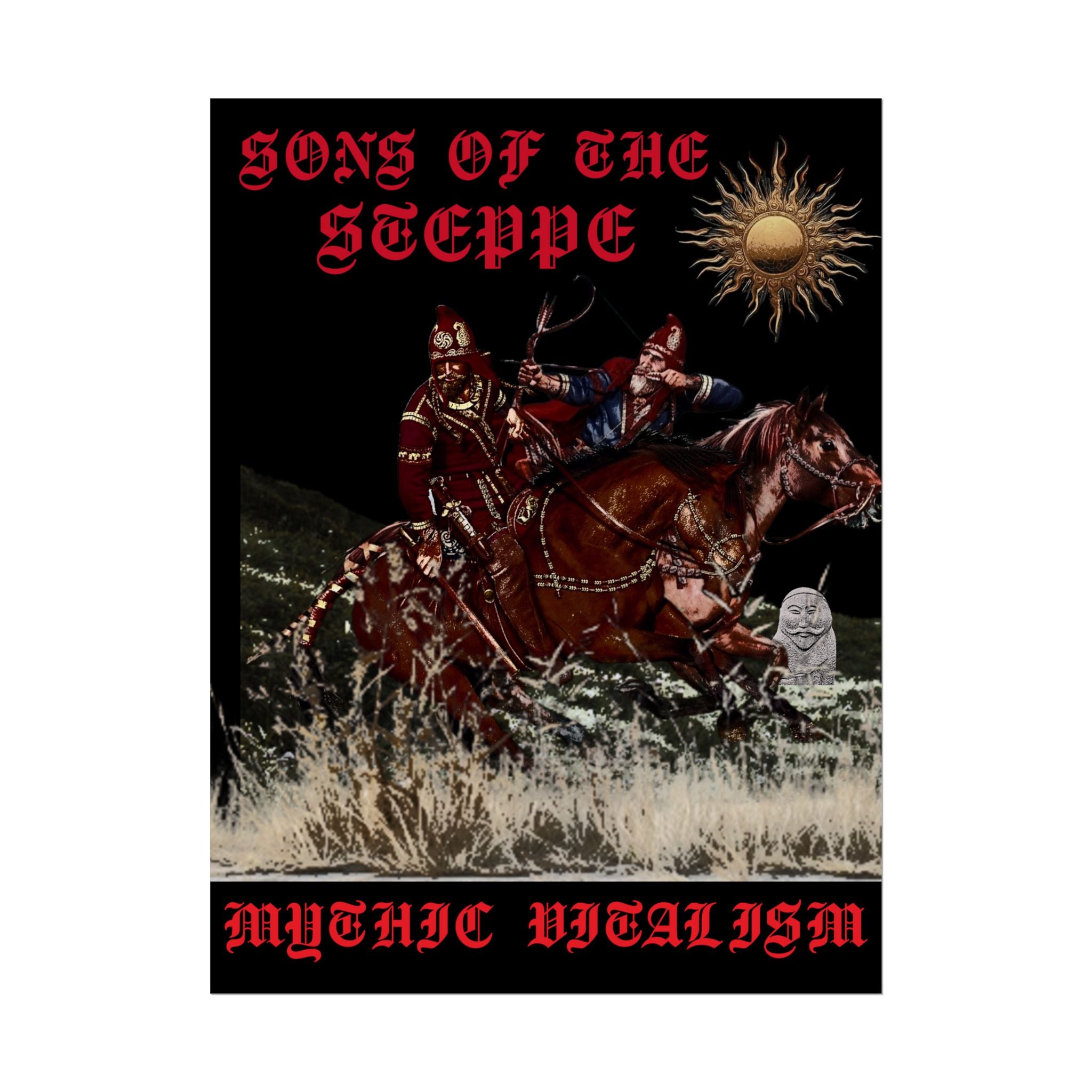 Sons of the Steppe Early Medieval Ancient Rolled Posters