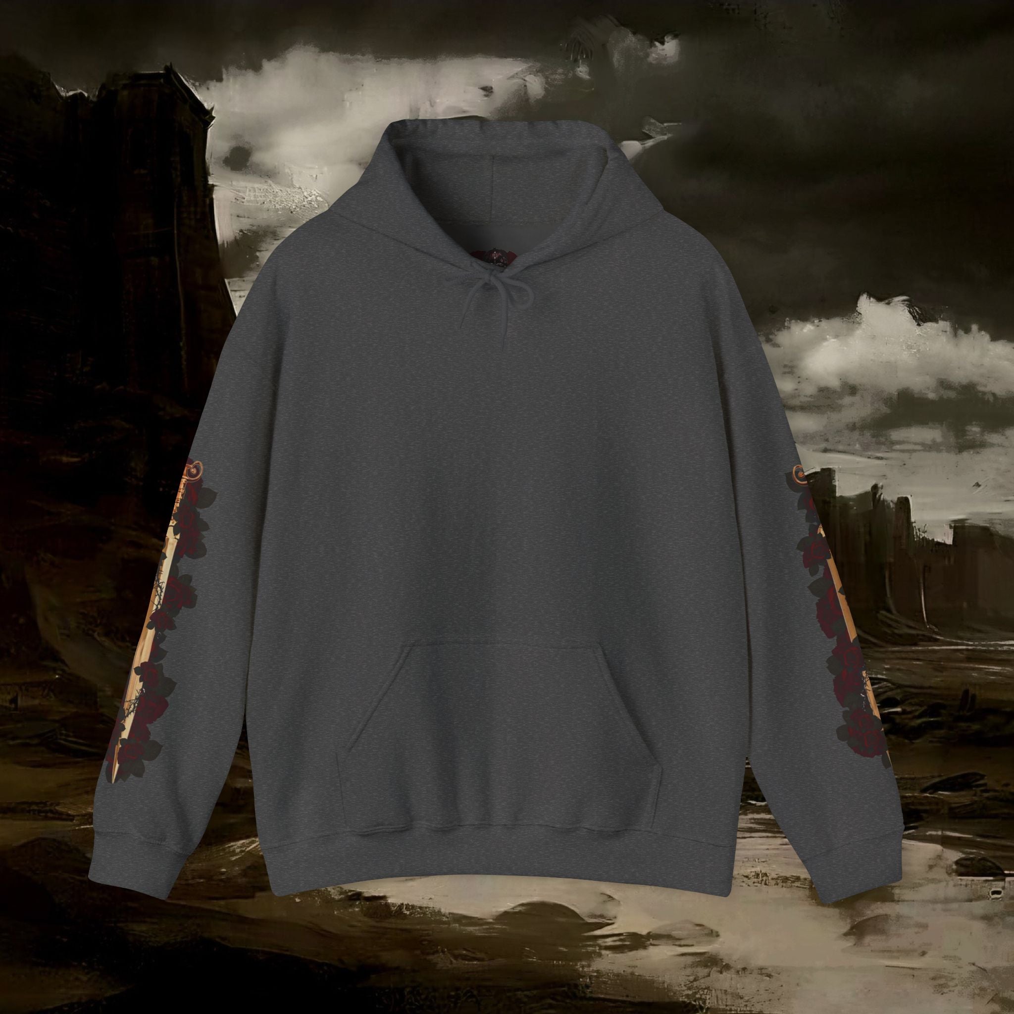The Barbarian's Mirror Medieval Fantasy Inspired Unisex Hoodie