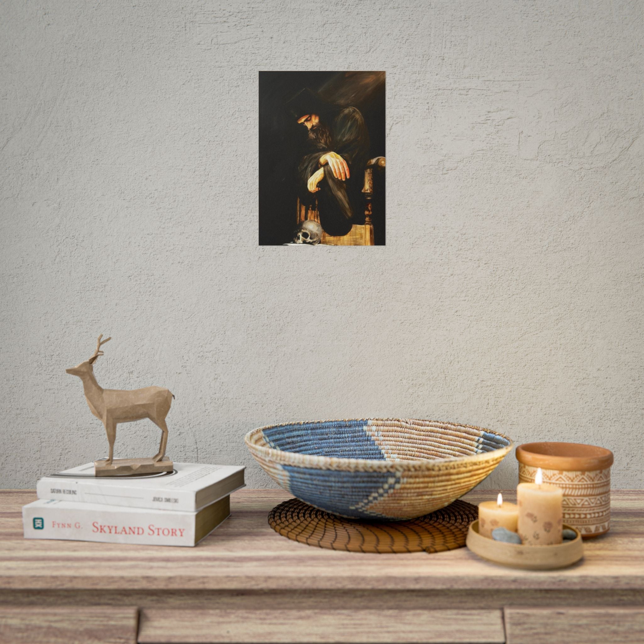 Man's Memento Medieval Fantasy Fine Art Print
