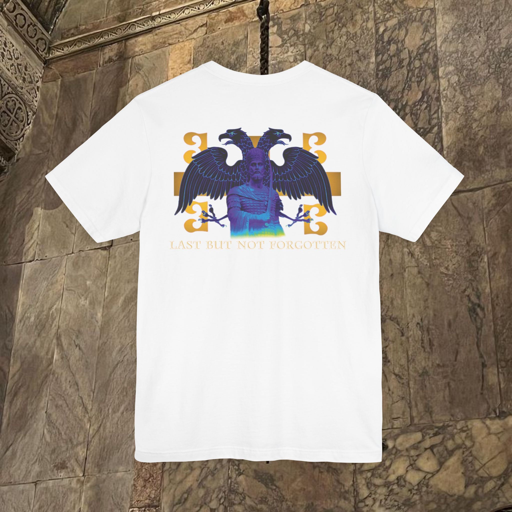 The Last Great Emperor Byzantine Inspired Cotton Graphic T-shirt Back Version