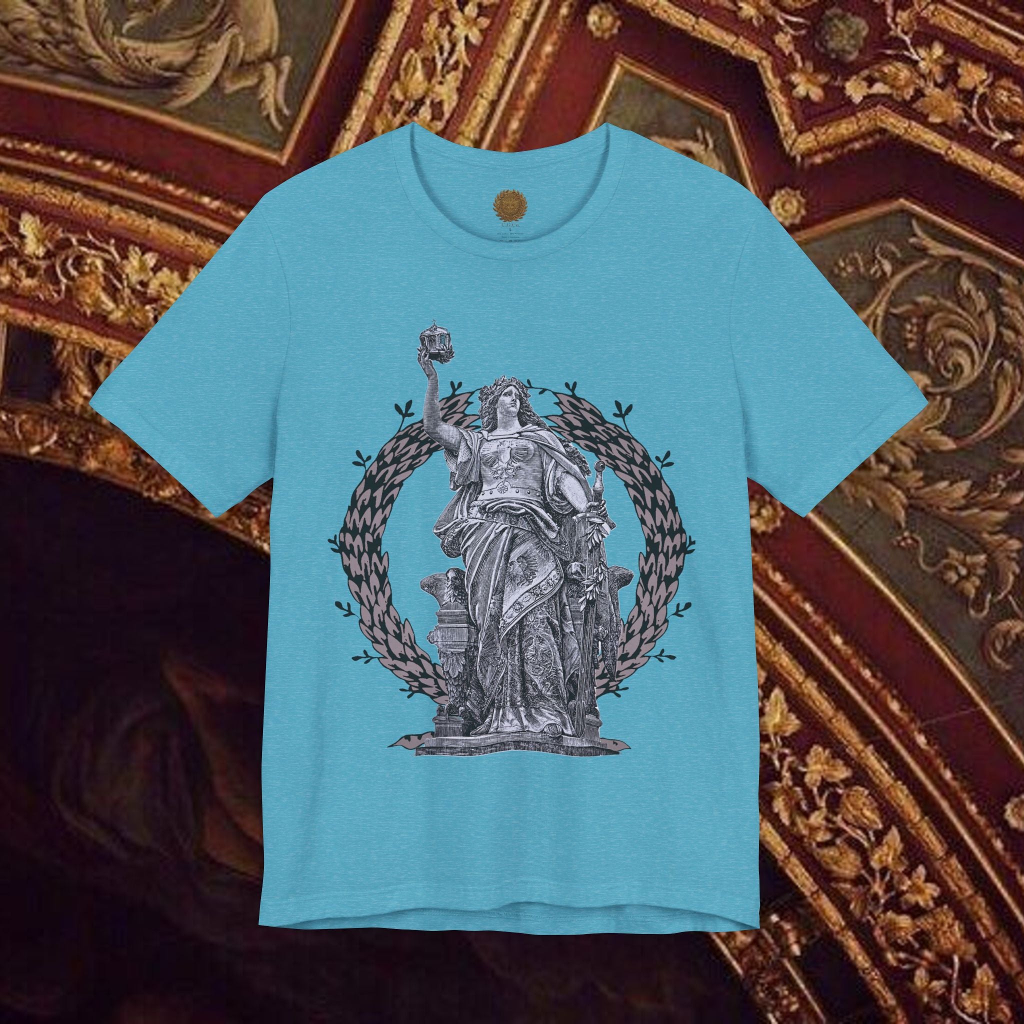 Goddess Victory Neo-Classical Inspired Graphic T-Shirt