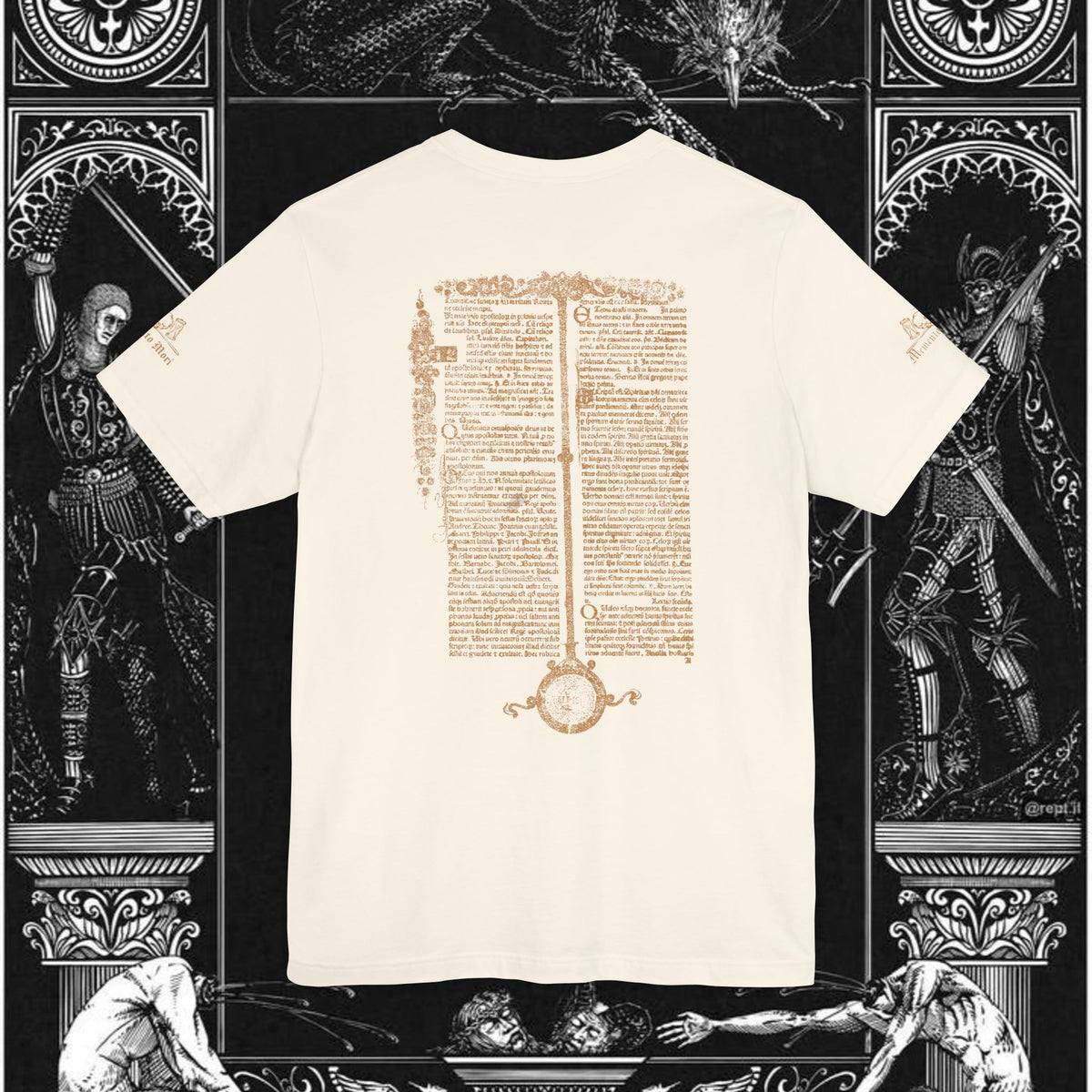 The Circle of Life Medieval Fantasy Inspired Graphic Shirt