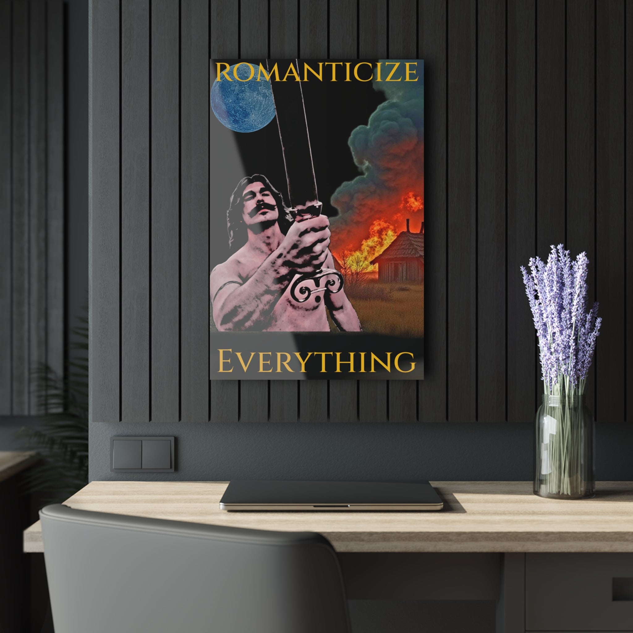 The Barbarian's Mirror Early Medieval Acrylic Prints (French Cleat Hanging)