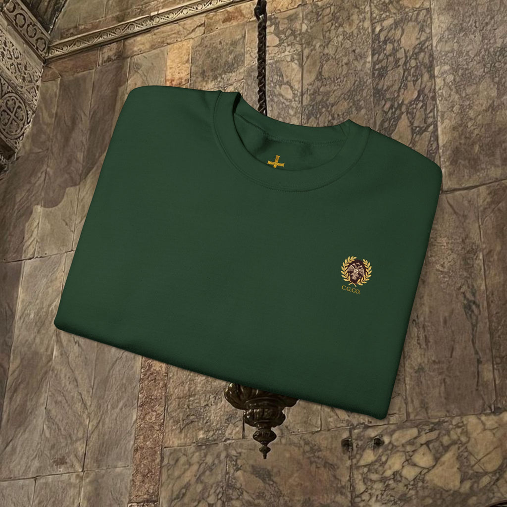 The Last Great Emperor Byzantine Inspired Crewneck Sweatshirt Back Version