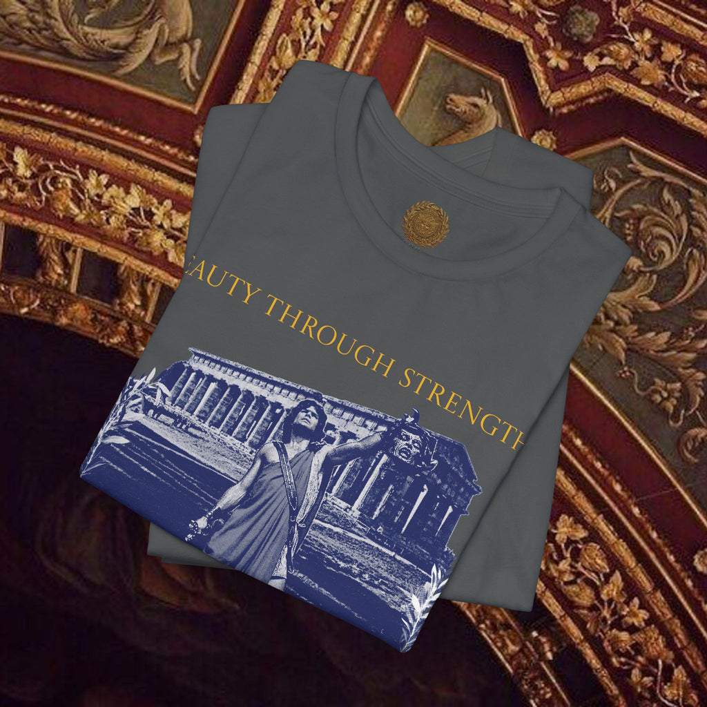 The Hero's Victory Classically-Themed Cotton Graphic T Shirt