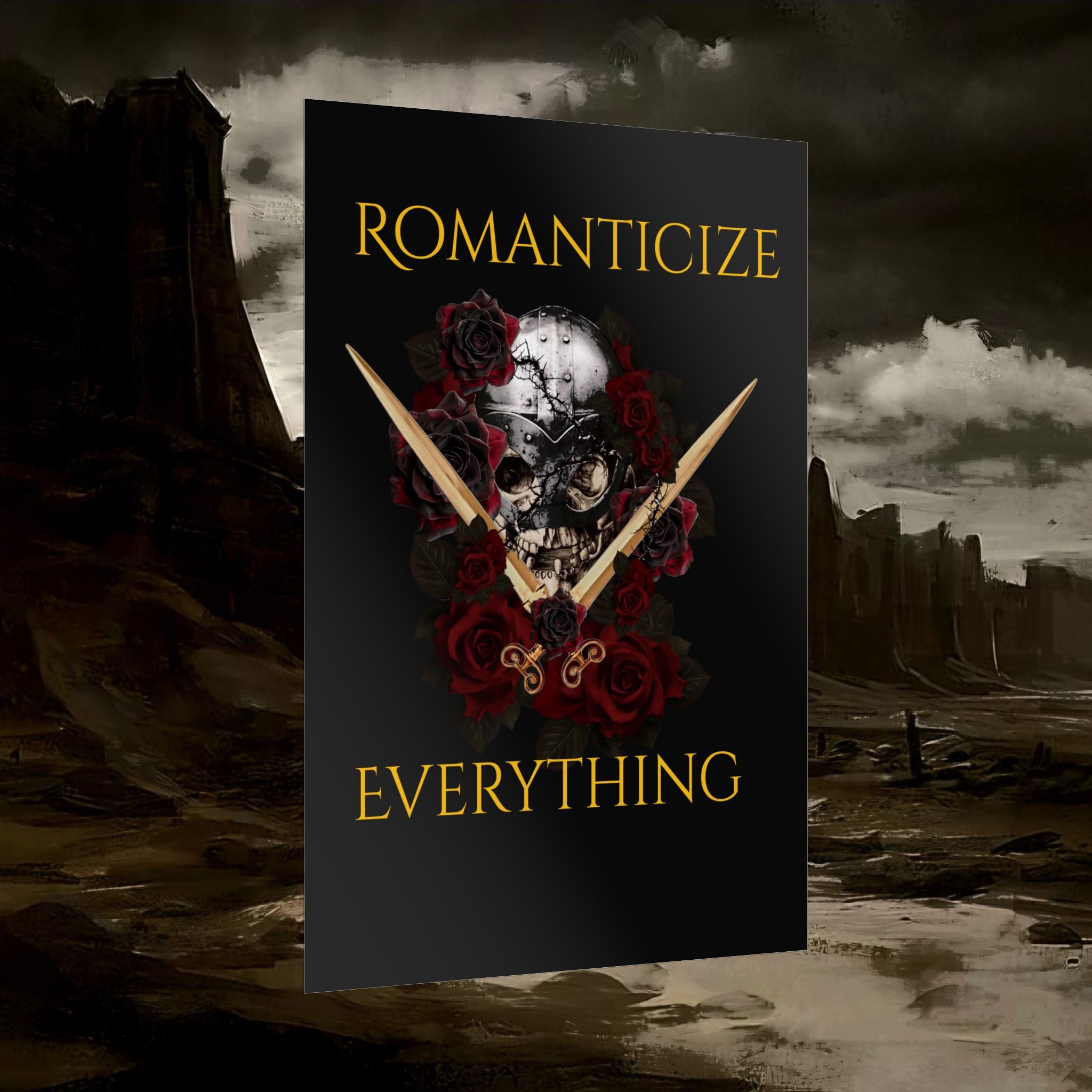 The Barbarian's Fate Early Medieval Fantasy Saxon themed Rolled Posters