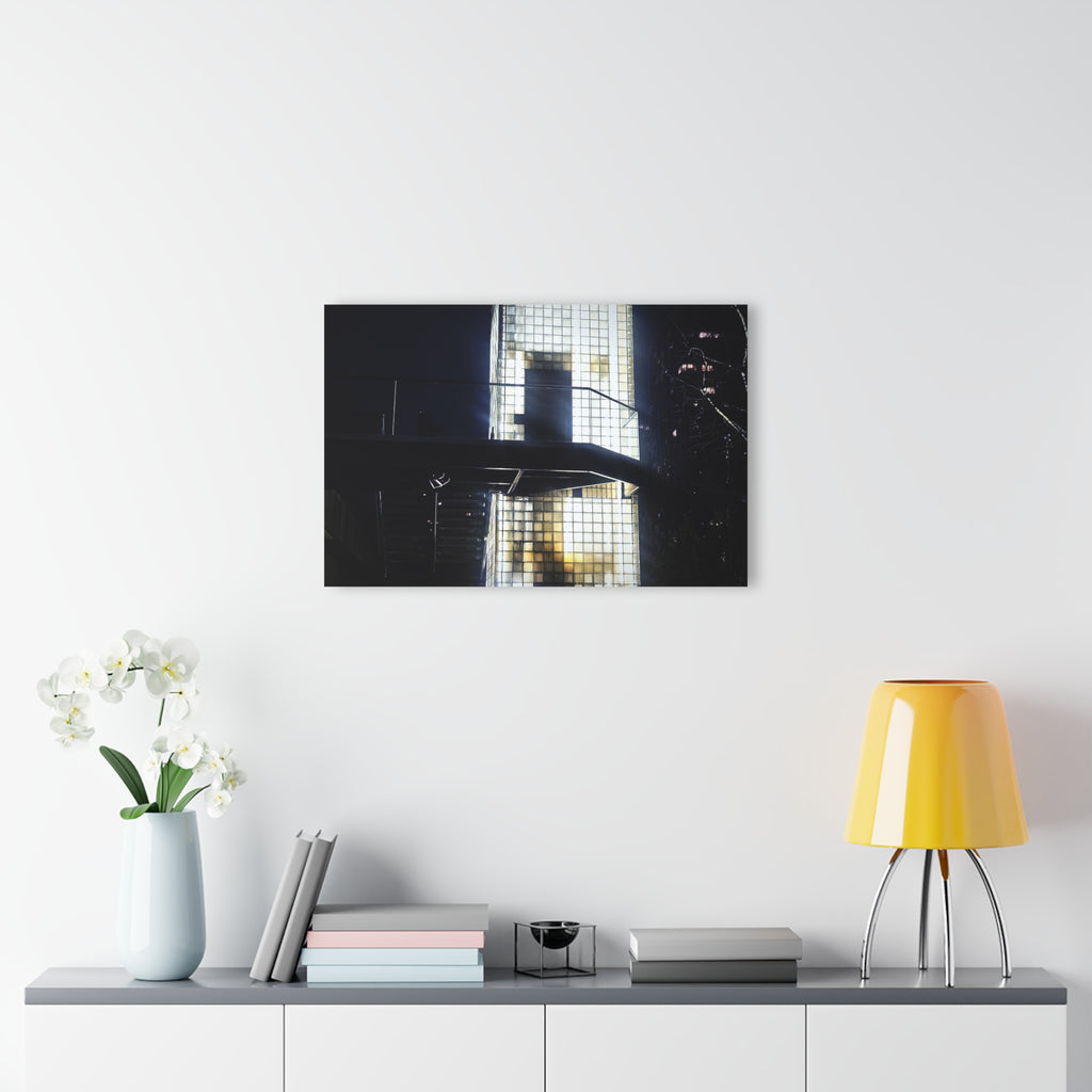 NYC Light Grid Tower Acrylic Print