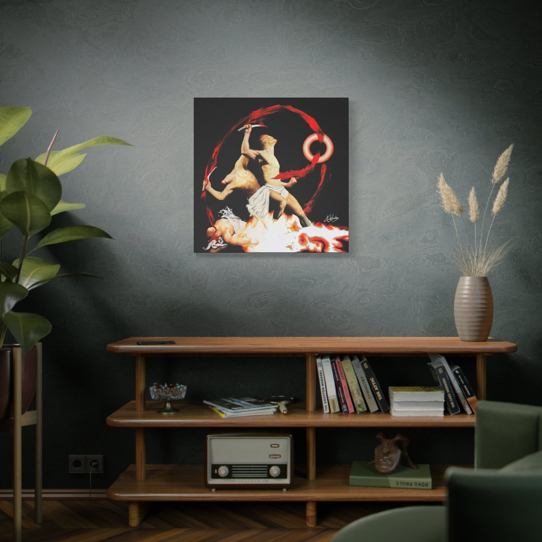 The Samurai's Vengeance Medieval Fantasy Canvas