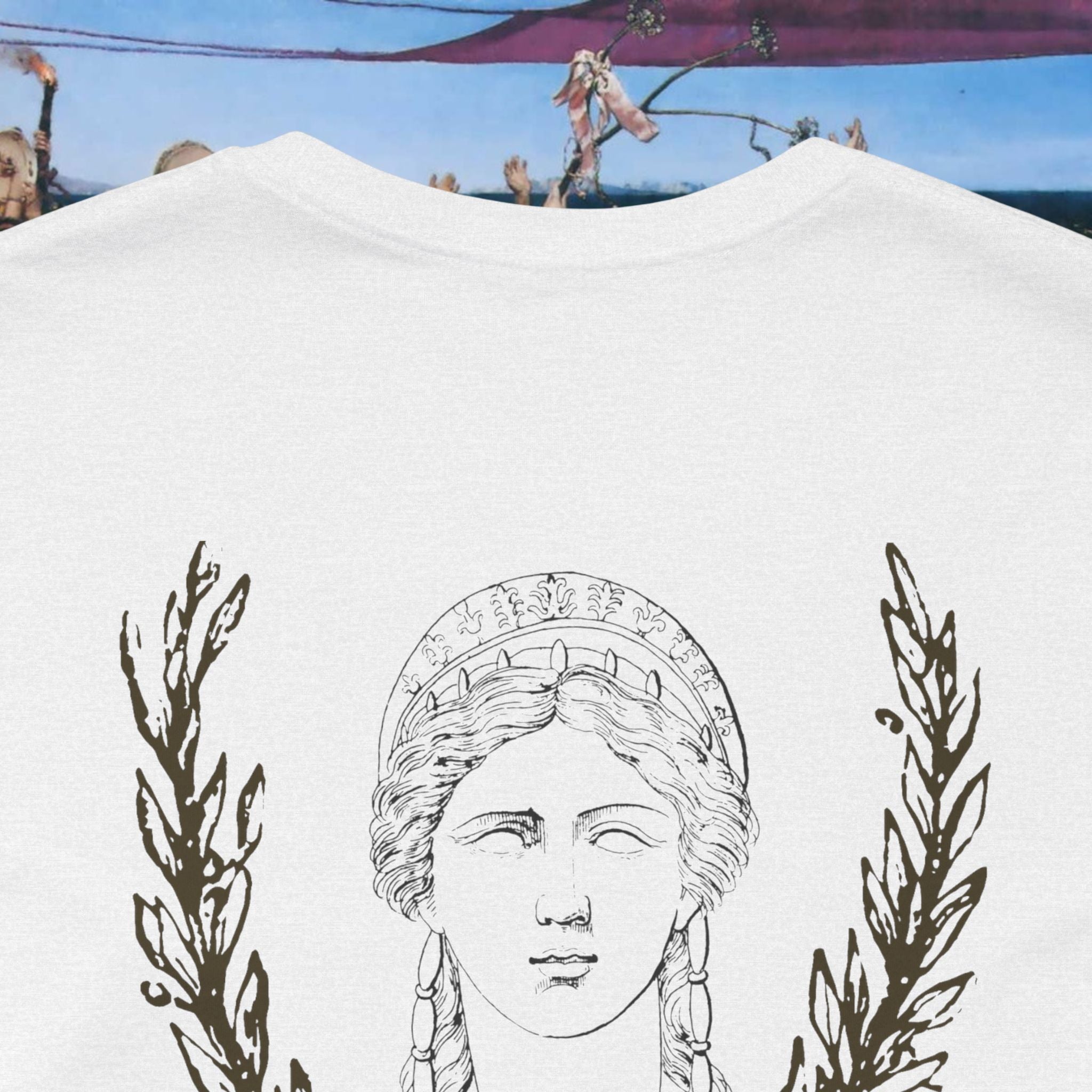 Hera's Wondering Greek Goddess Ornate Diadem T-Shirt
