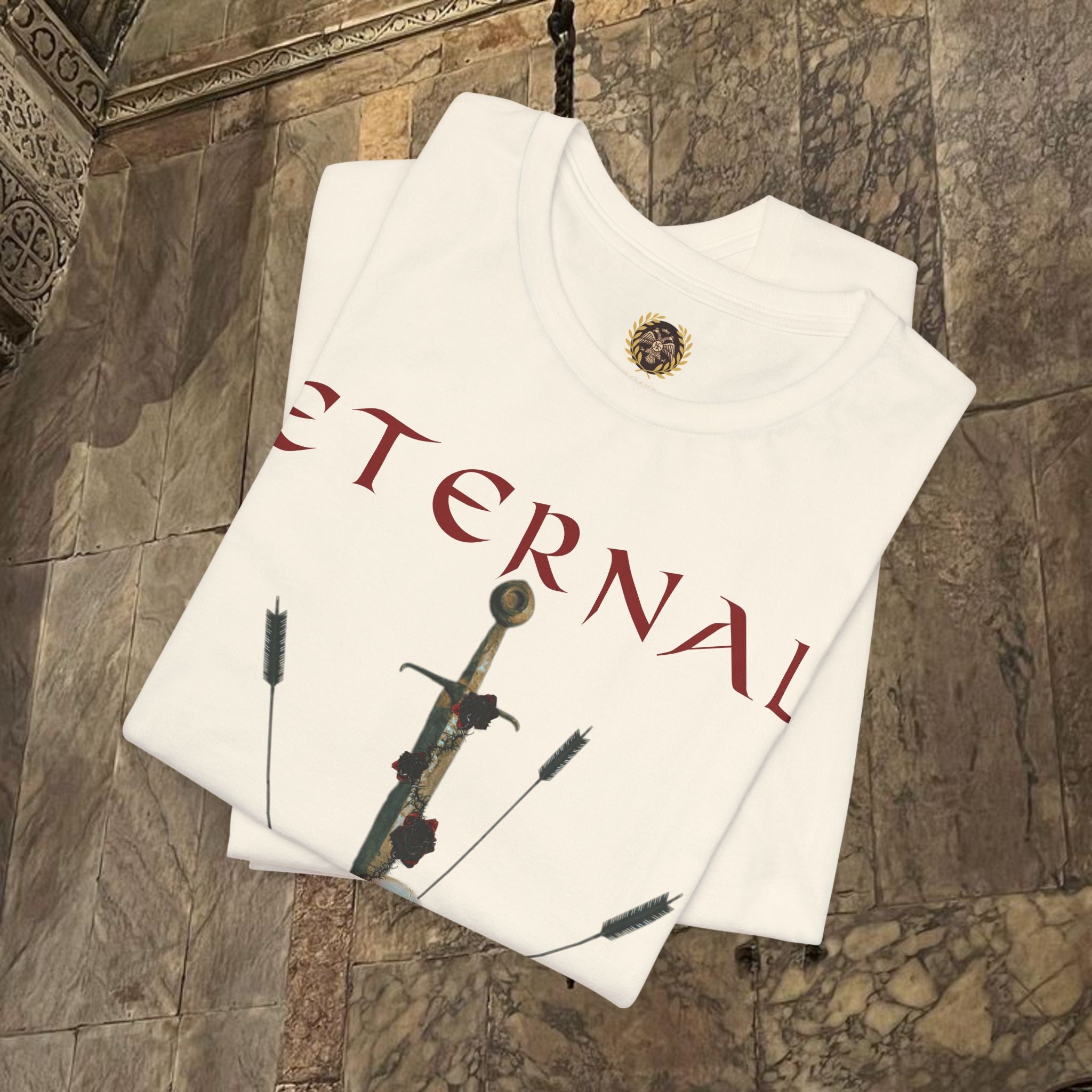 Eternal Glory of the Last Battle Cotton Graphic T-Shirt