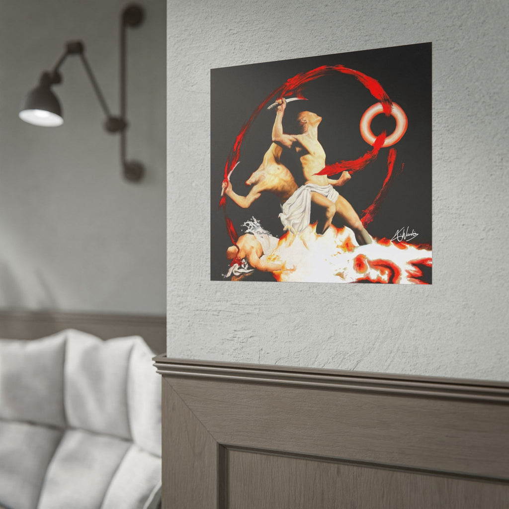 The Samurai's Vengeance Medieval Fantasy Fine Art Print