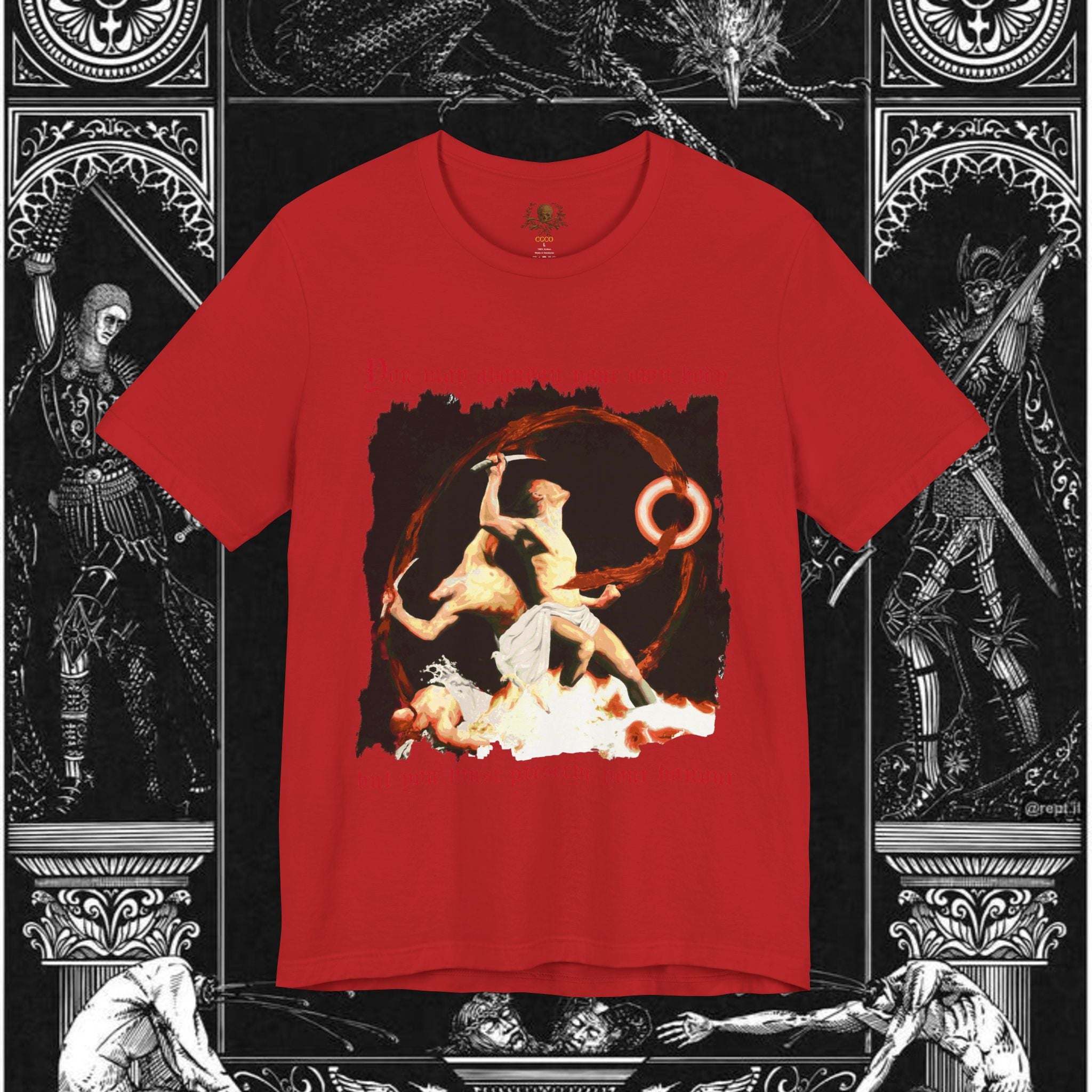 The Samurai's Vengeance Medieval Fantasy Graphic Shirt