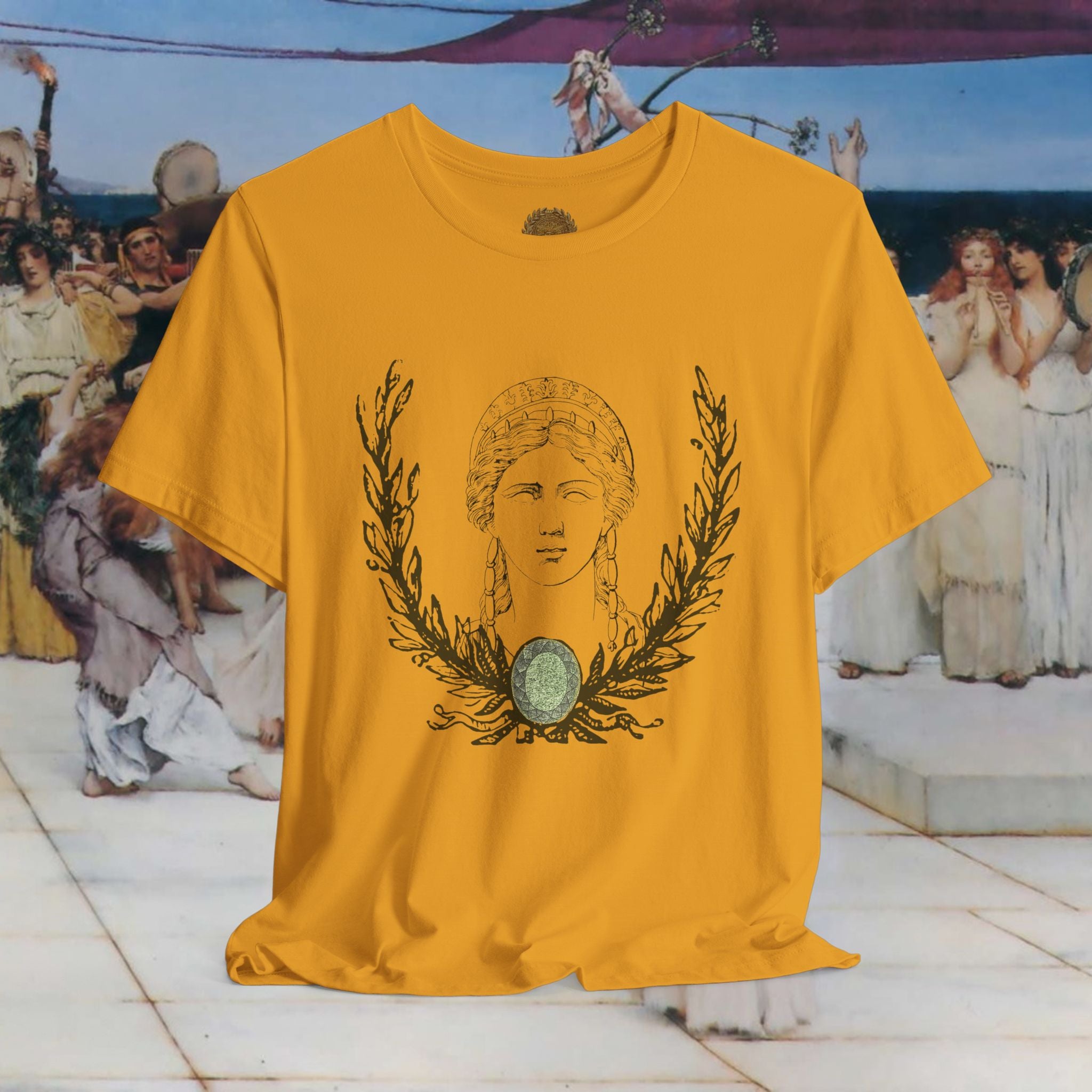 Hera's Wondering – Greek Goddess Ornate Diadem T-Shirt