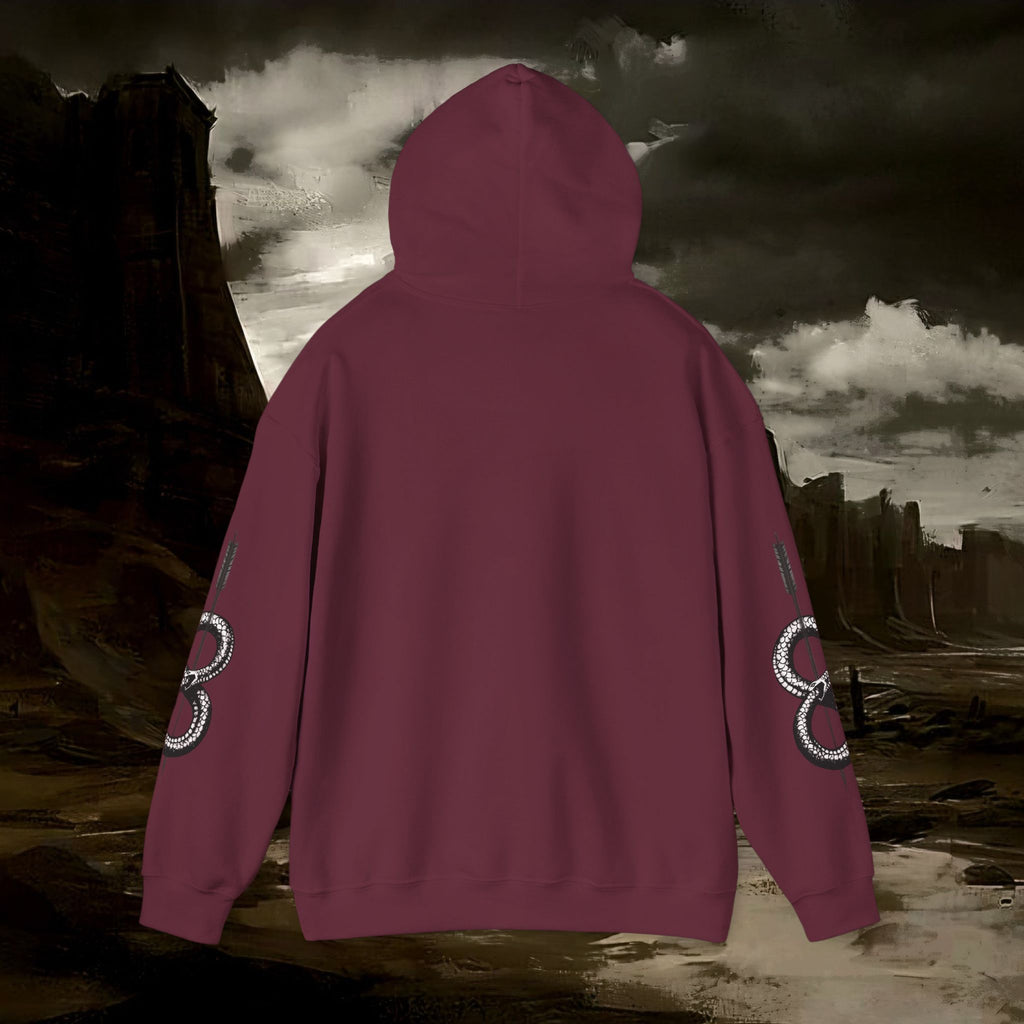 The Barbarian's Fate Medieval Fantasy Inspired Gothic Graphic Hoodie